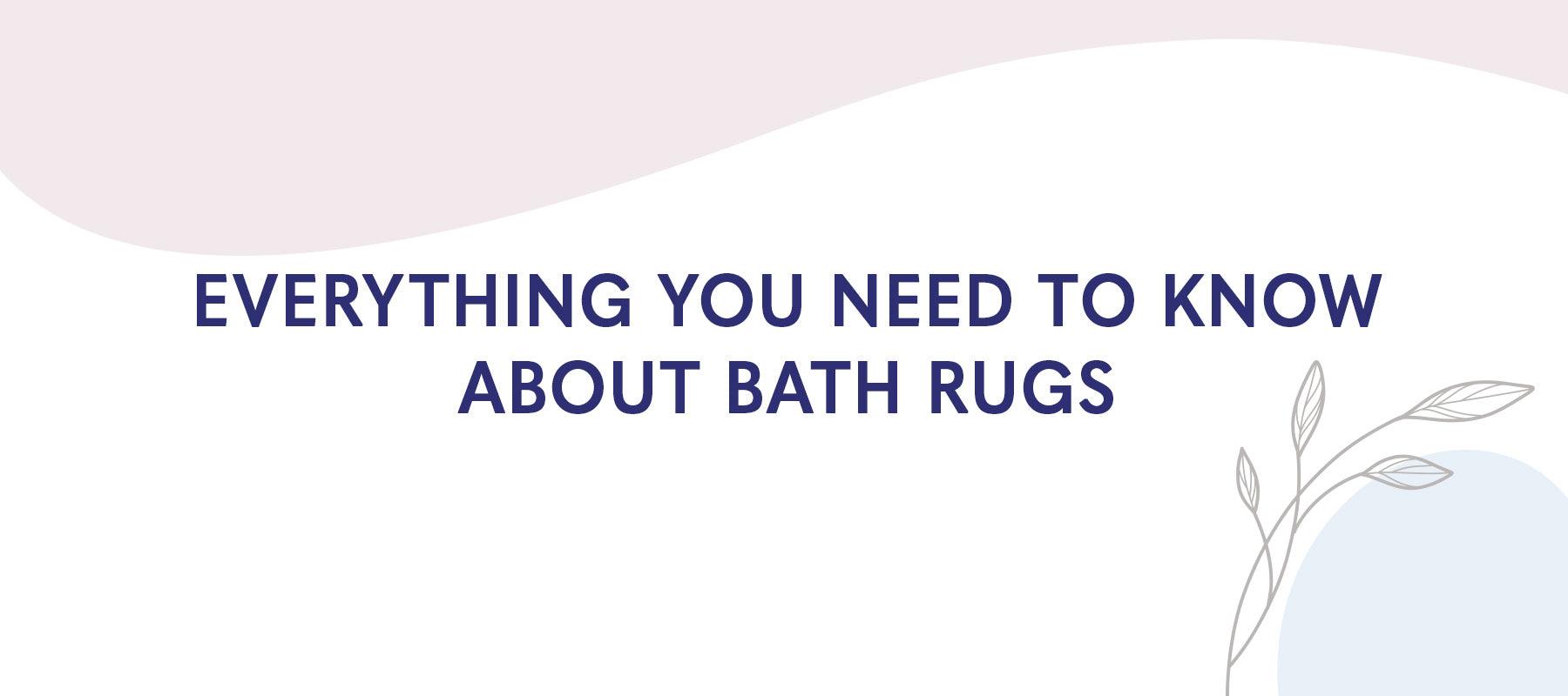 Bath Mats vs. Bath Rugs: Here's What You Should Know