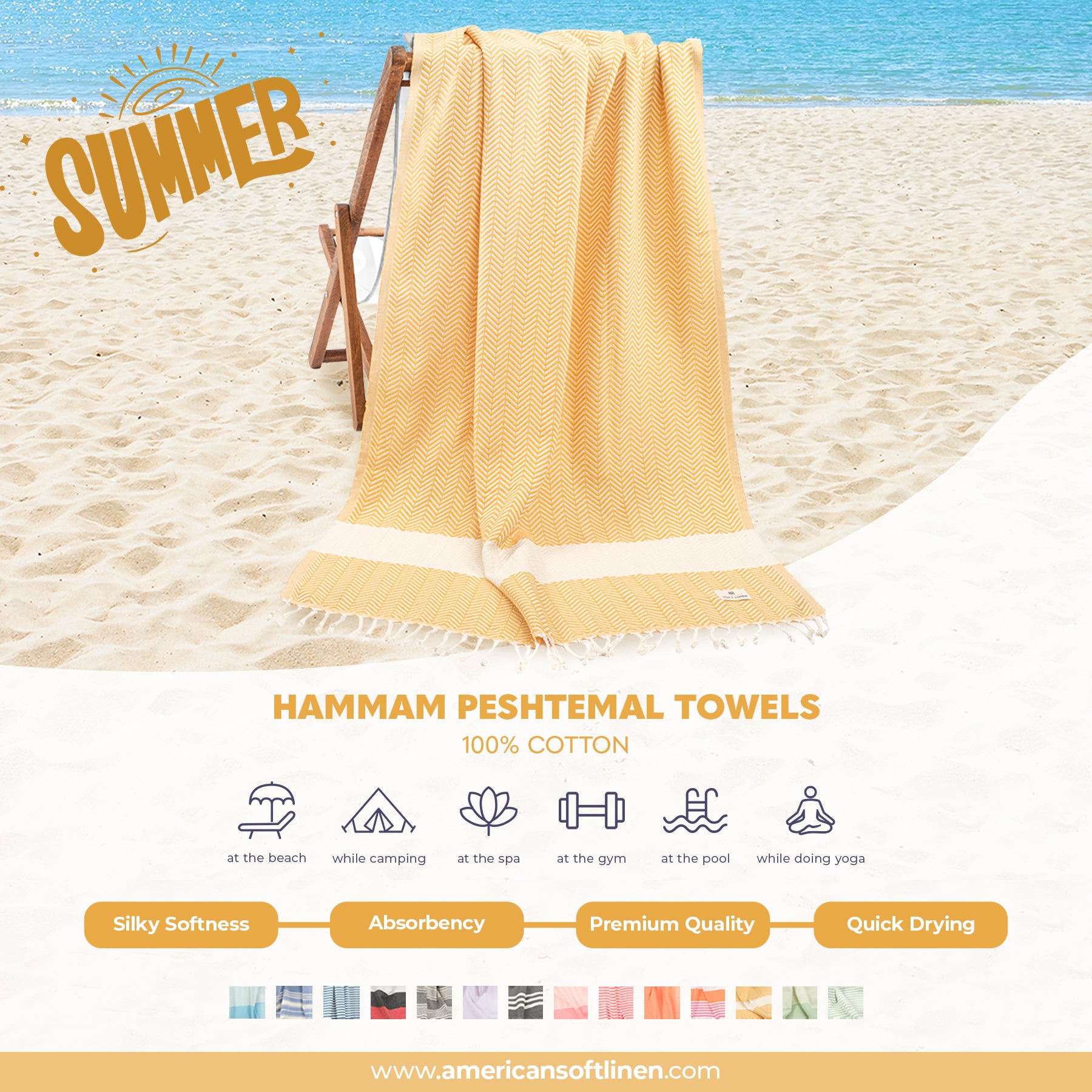 Discover the Magic of Peshtemal: The Versatile Turkish Towel