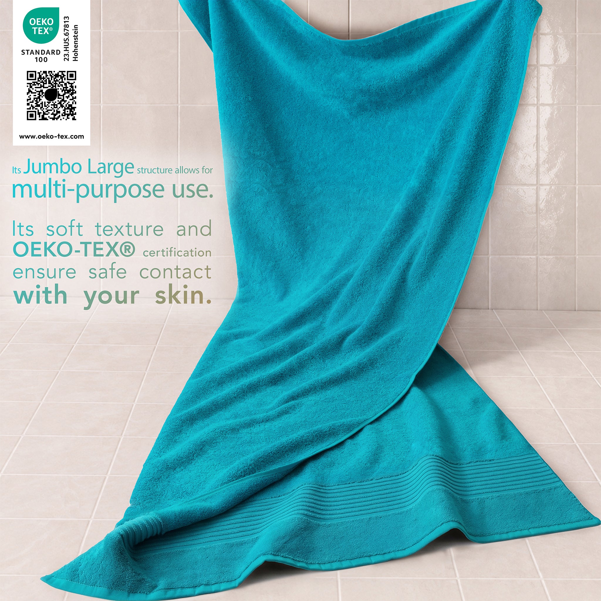 American Soft Linen Bekos 35x70 Inch Jumbo Bath Sheet Set of 2, Wholesale 100% Cotton Turkish Towel Set