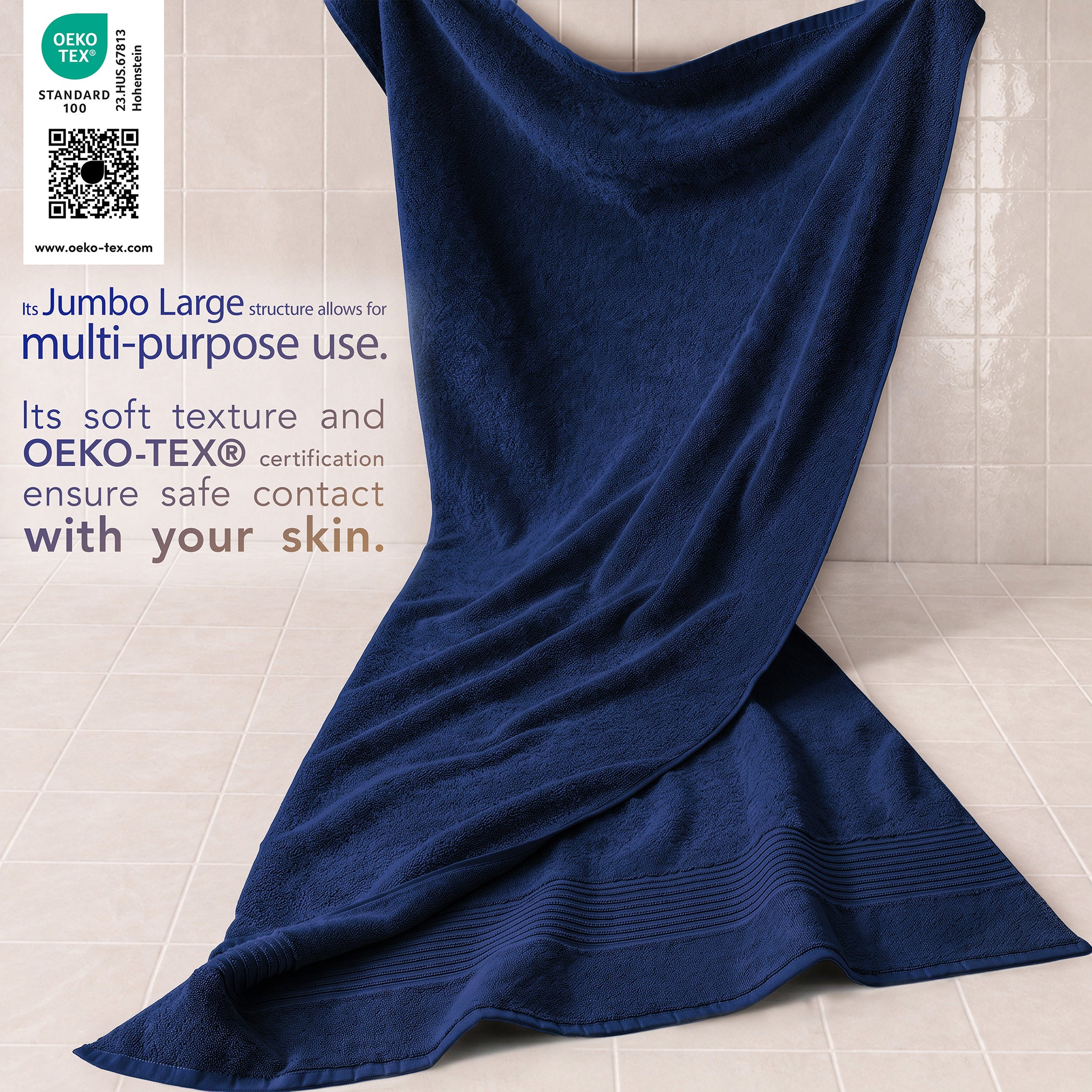 American Soft Linen Bekos 35x70 Inch Jumbo Bath Sheet Set of 2, Wholesale 100% Cotton Turkish Towel Set