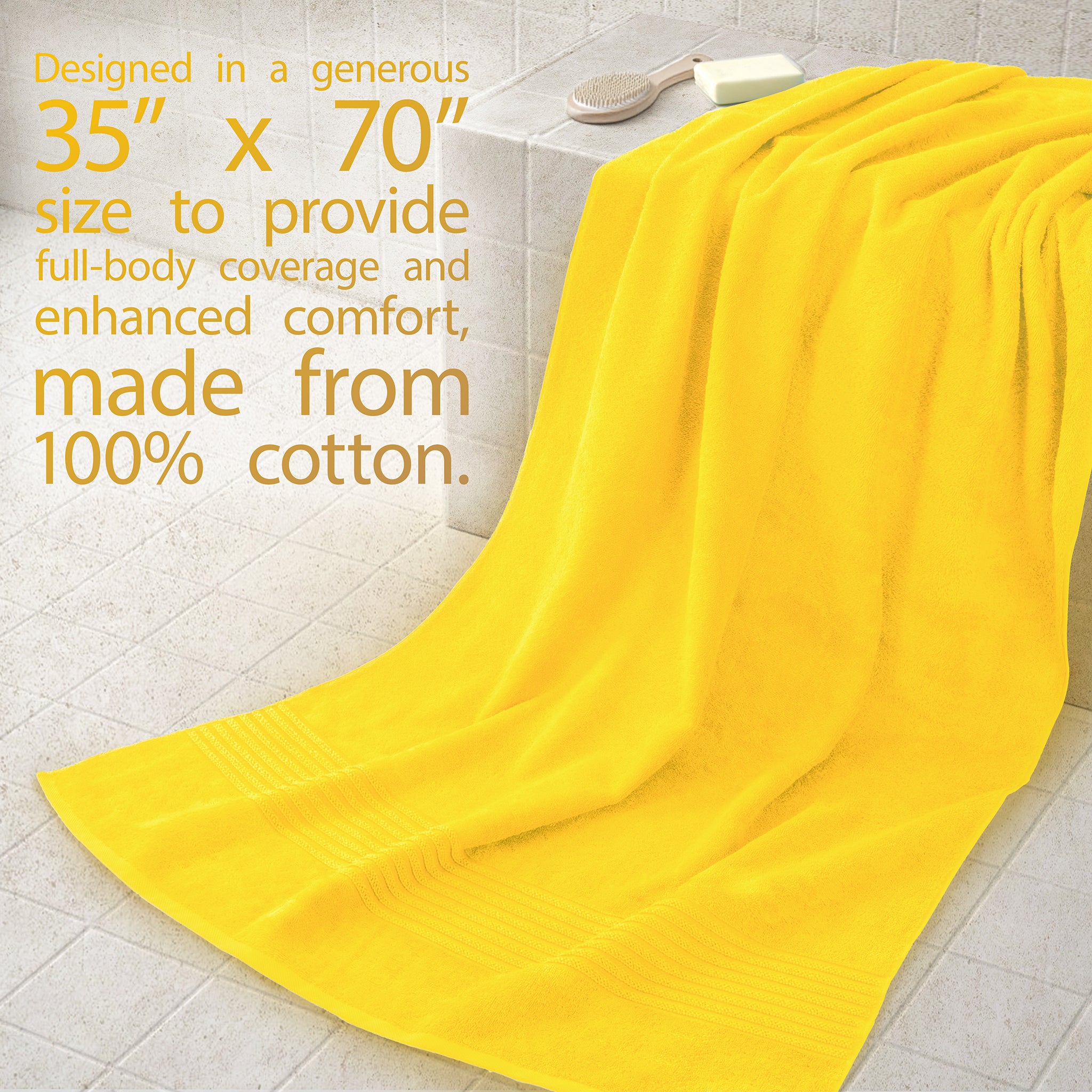 American Soft Linen Bekos 35x70 Inch Jumbo Bath Sheet Set of 2, Wholesale 100% Cotton Turkish Towel Set
