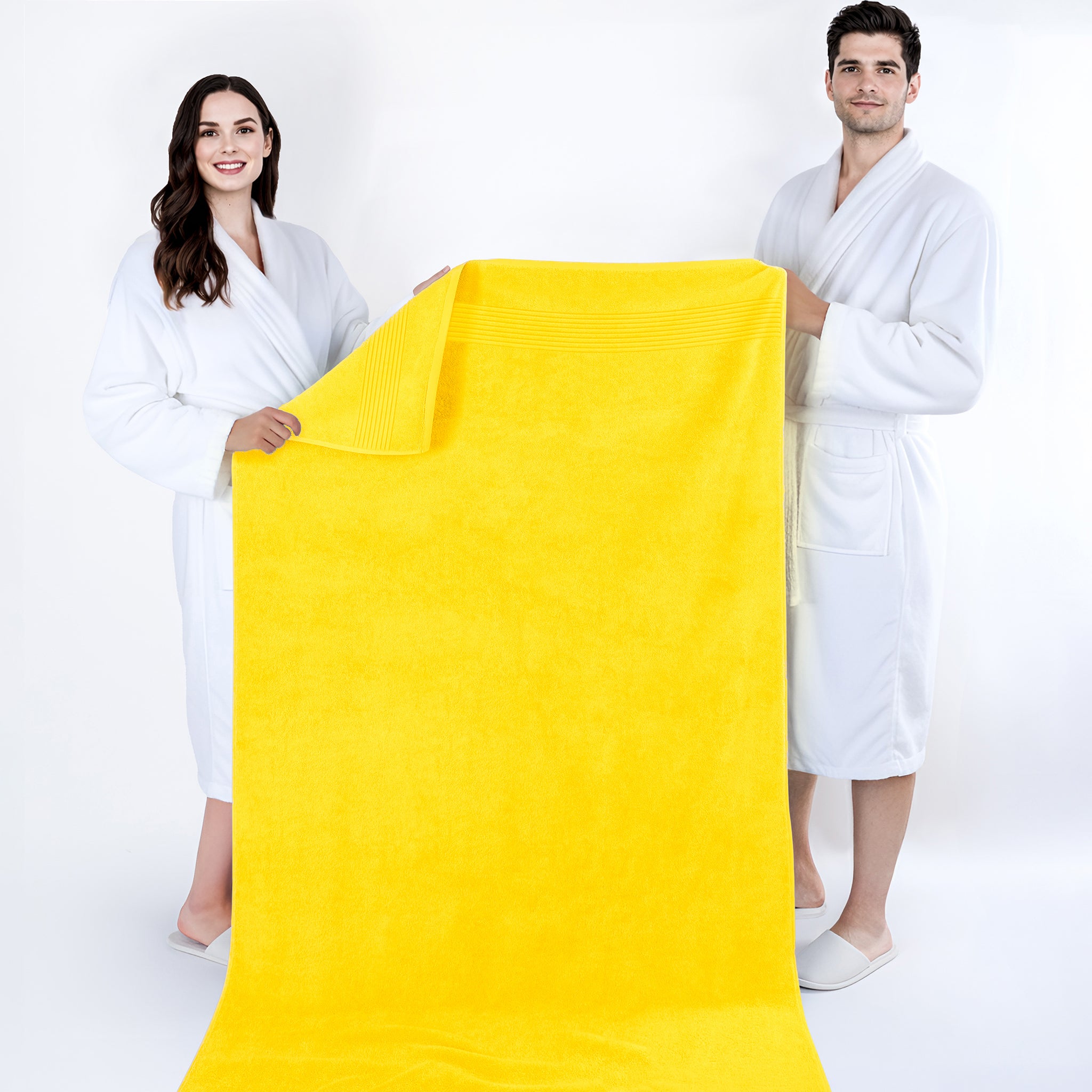 American Soft Linen Bekos 35x70 Inch Jumbo Bath Sheet Set of 2, Wholesale 100% Cotton Turkish Towel Set
