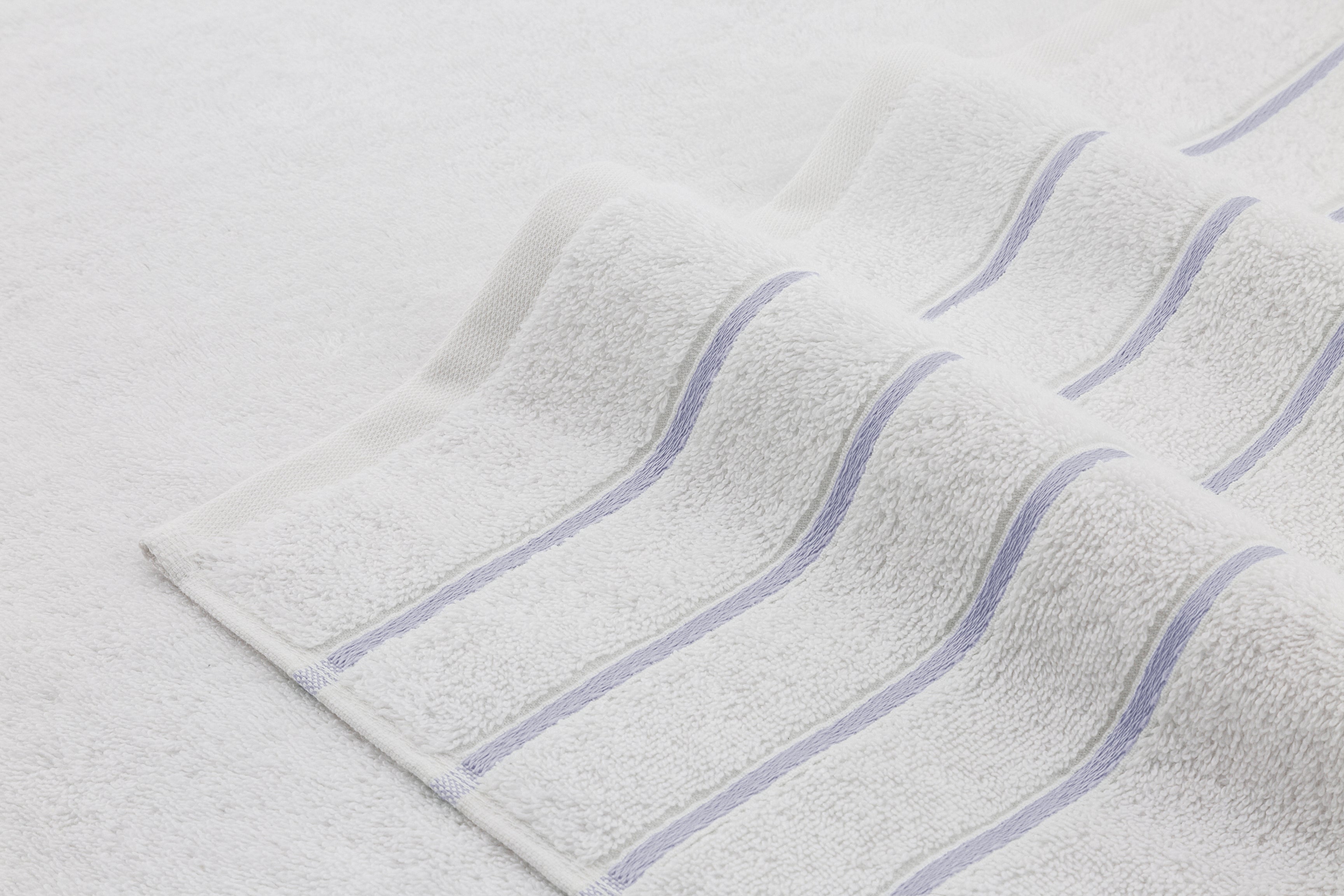 American Soft Linen - Salem 6 Piece Turkish Cotton Luxury Towel Set - Lilac - 3