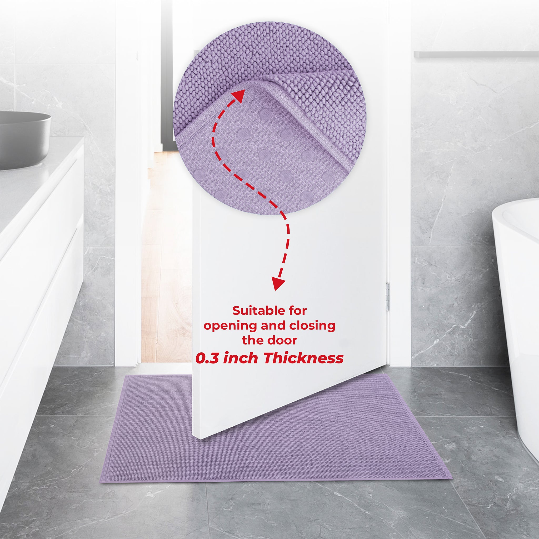 American Soft Linen 100% Cotton Bath Mat Rugs, 17x24 inches with Silicone Backing, Soft Absorbent Grip-Enhanced Bath Mats for Bathroom - 50 Set Case Pack