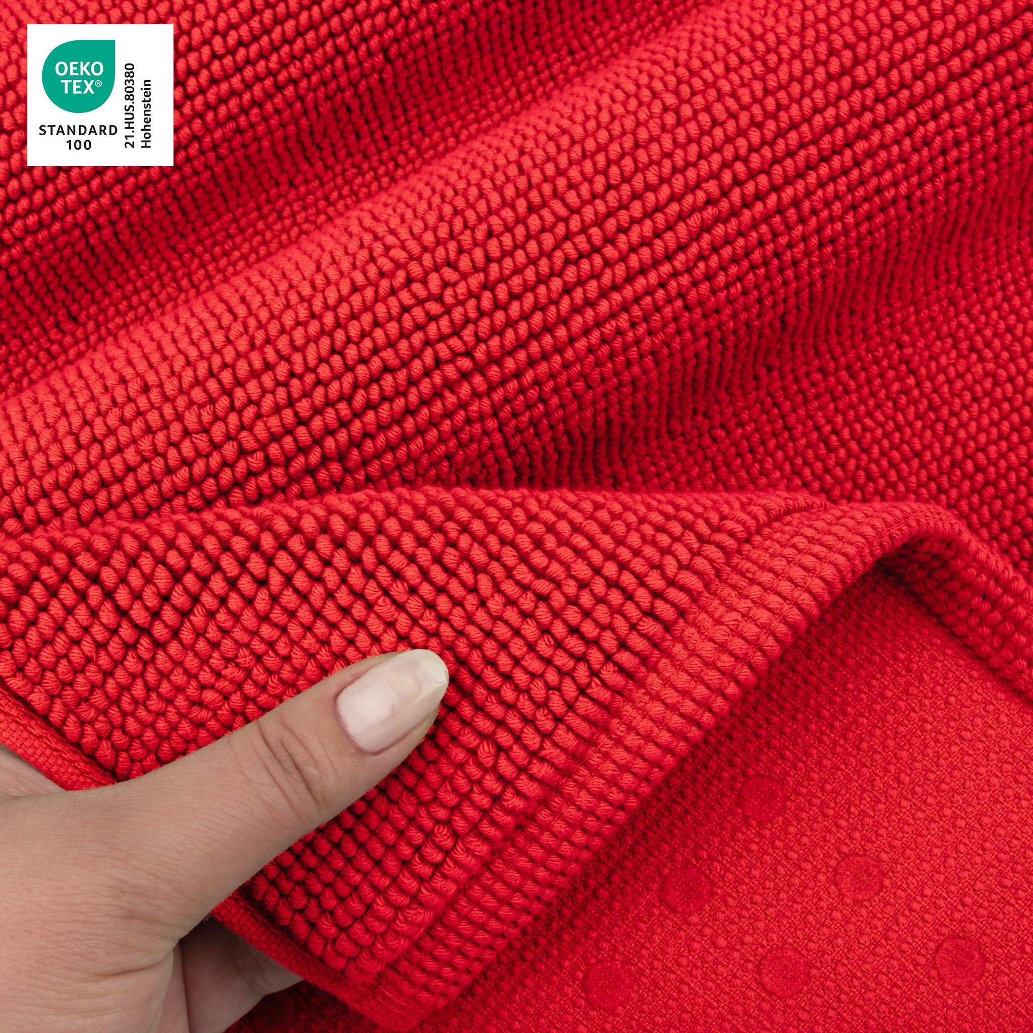 American Soft Linen 100% Cotton Bath Mat Rugs, 17x24 inches with Silicone Backing, Soft Absorbent Grip-Enhanced Bath Mats for Bathroom - 50 Set Case Pack
