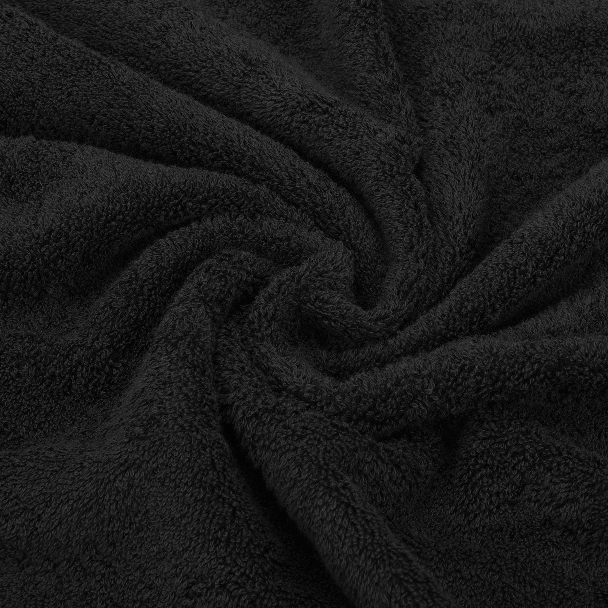 American Soft Linen 3 Piece Best Bath Towels Set 100% Cotton Turkish Towels with 20 Different Colors Black-7