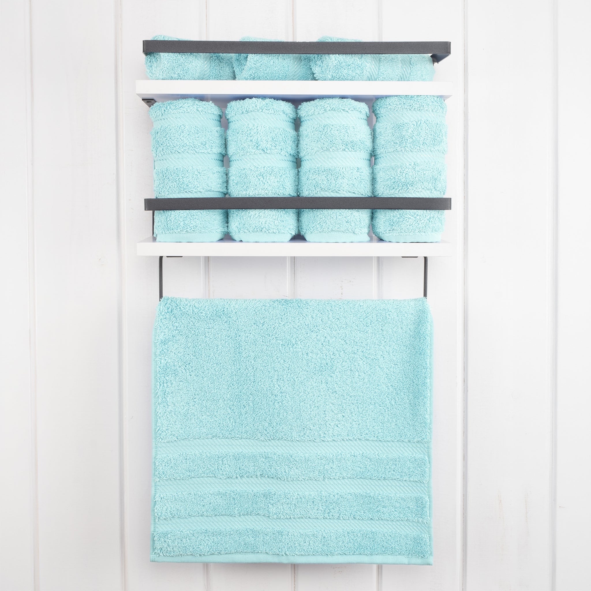 American Soft Linen 100% Cotton Turkish Towels, 4 Pack Hand Towel Set, Super Soft, Absorbent, Quick Dry Premium Towels