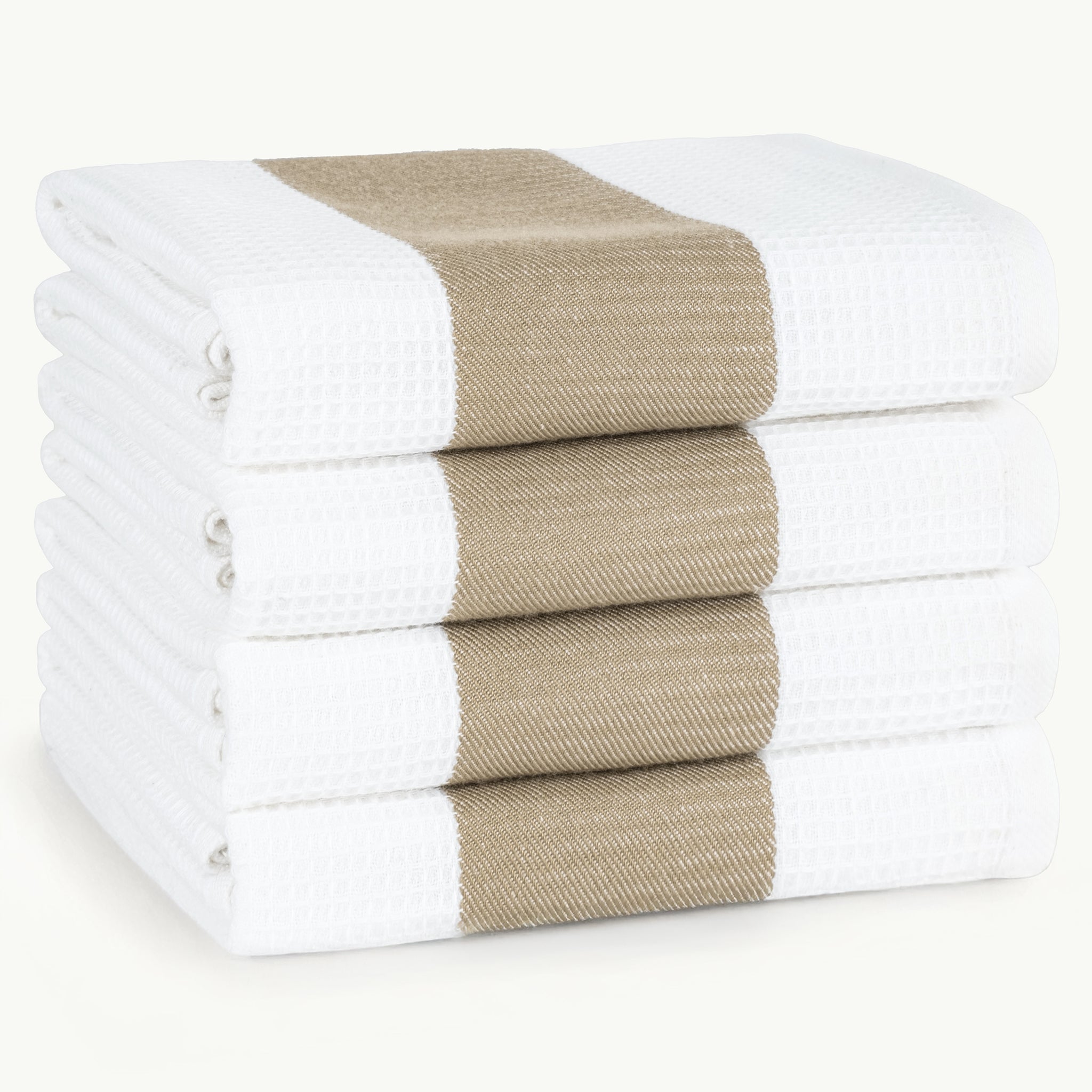 American Soft Linen 4 Packed Dish Towels, 100% Cotton Dish Cloths for Kitchen (BEST PRICE💖 )