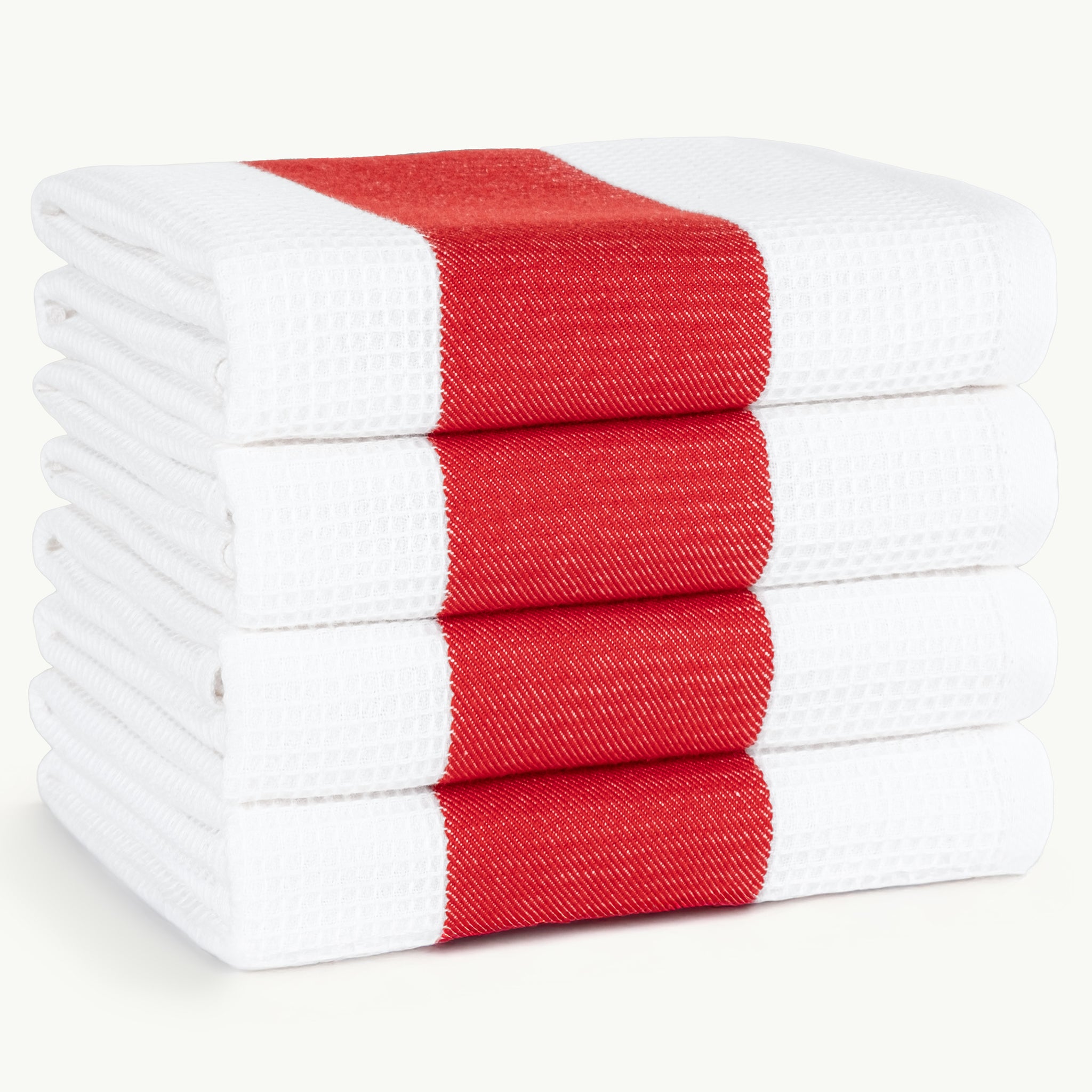 American Soft Linen 4 Packed Dish Towels, 100% Cotton Dish Cloths for Kitchen (BEST PRICE💖 )