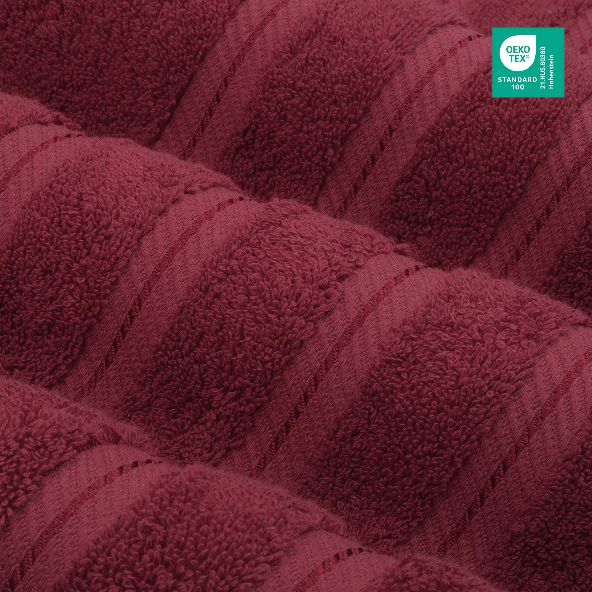 American Soft Linen 6 Piece Best Bath Towels Set 100% Cotton Turkish Towels with 20 Different Colors Bordeaux-Red-3
