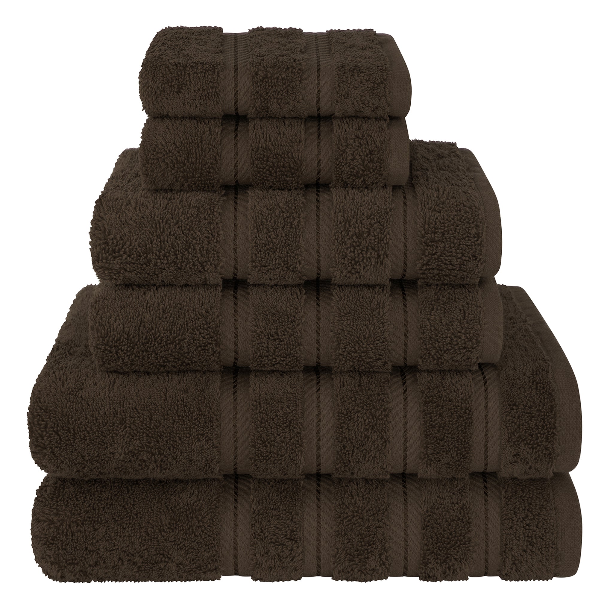American Soft Linen 6 Piece Best Bath Towels Set 100% Cotton Turkish Towels with 20 Different Colors Chocolate-Brown-1