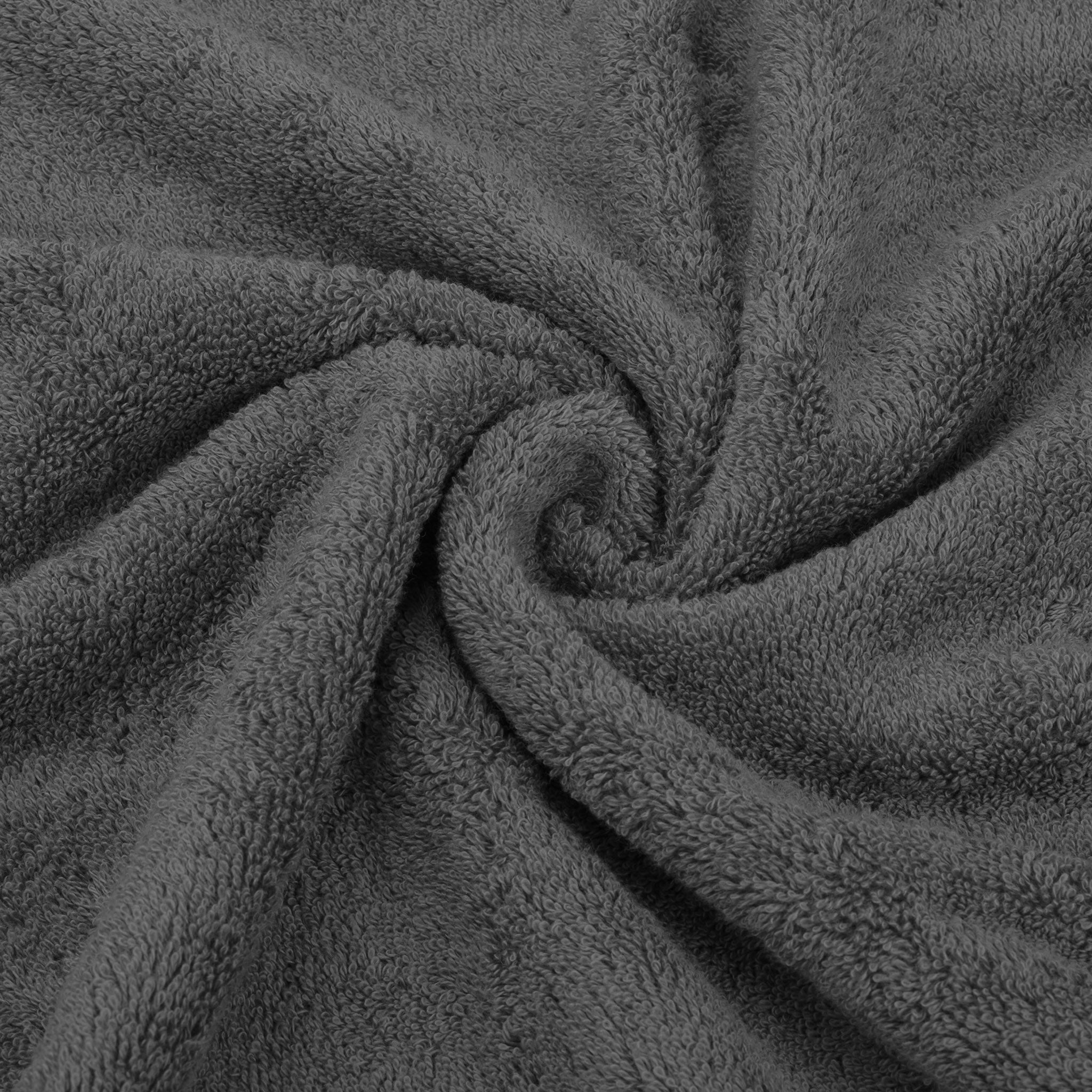 American Soft Linen 6 Piece Best Bath Towels Set 100% Cotton Turkish Towels with 20 Different Colors Gray-7