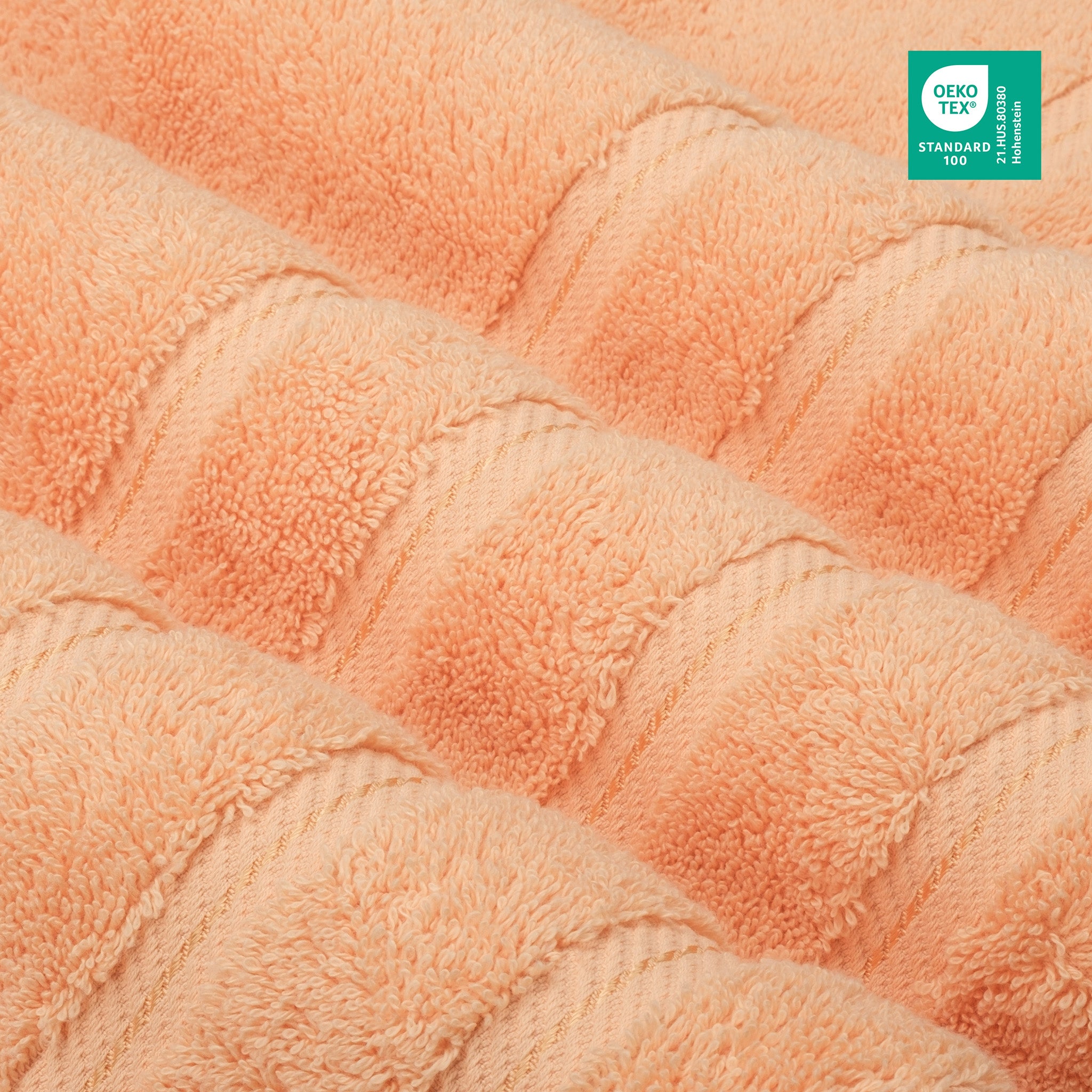 American Soft Linen 6 Piece Best Bath Towels Set 100% Cotton Turkish Towels with 20 Different Colors Malibu-Peach-3