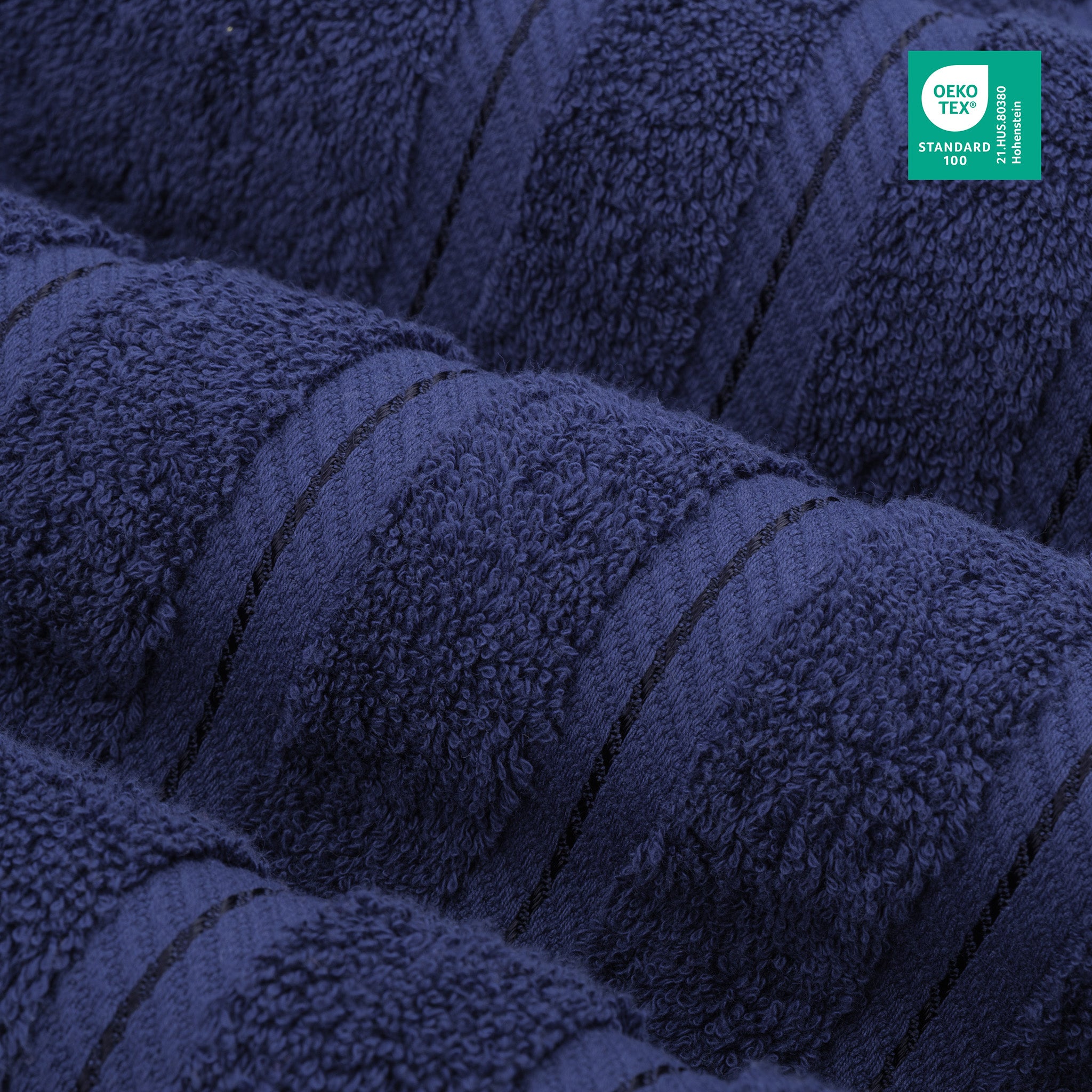 American Soft Linen 6 Piece Best Bath Towels Set 100% Cotton Turkish Towels with 20 Different Colors Navy-Blue-3