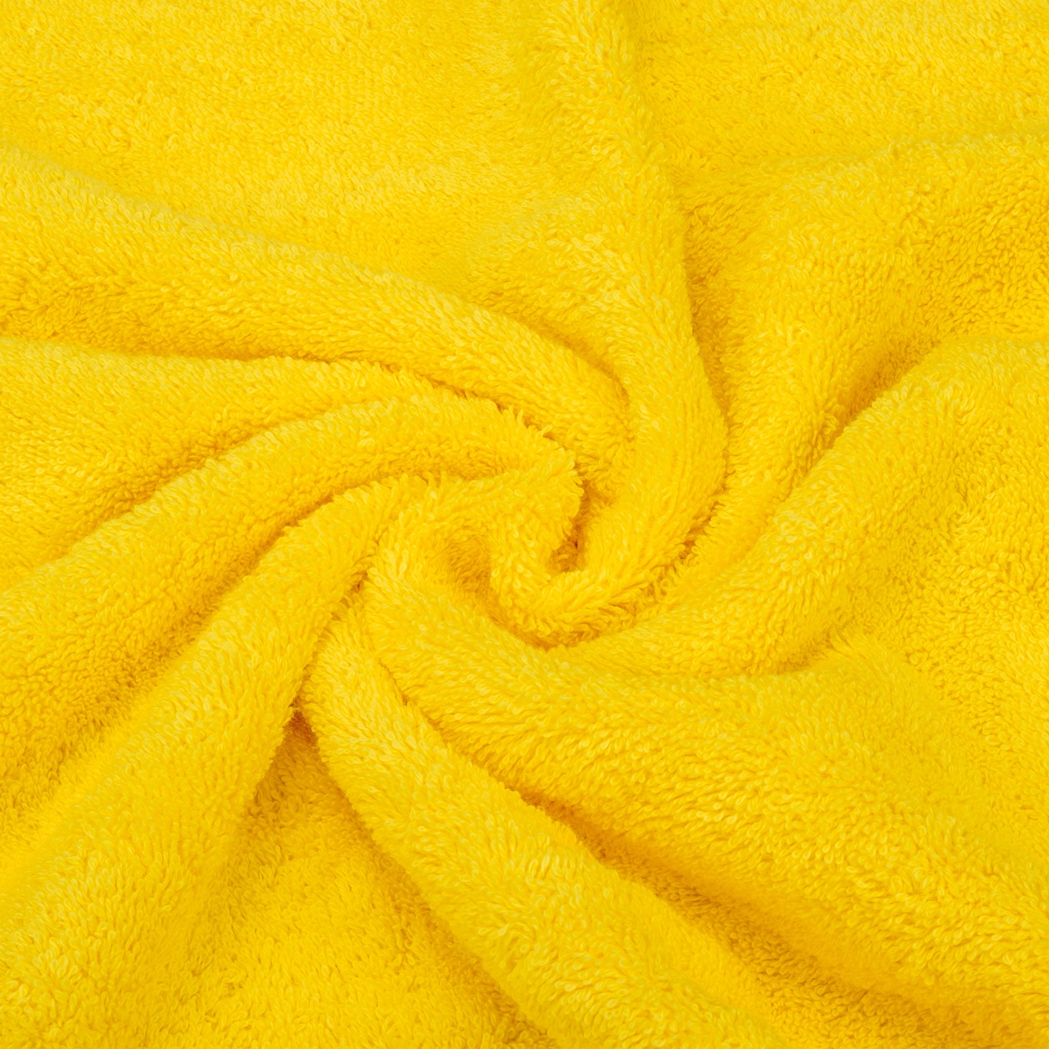 American Soft Linen 6 Piece Best Bath Towels Set 100% Cotton Turkish Towels with 20 Different Colors Yellow-7