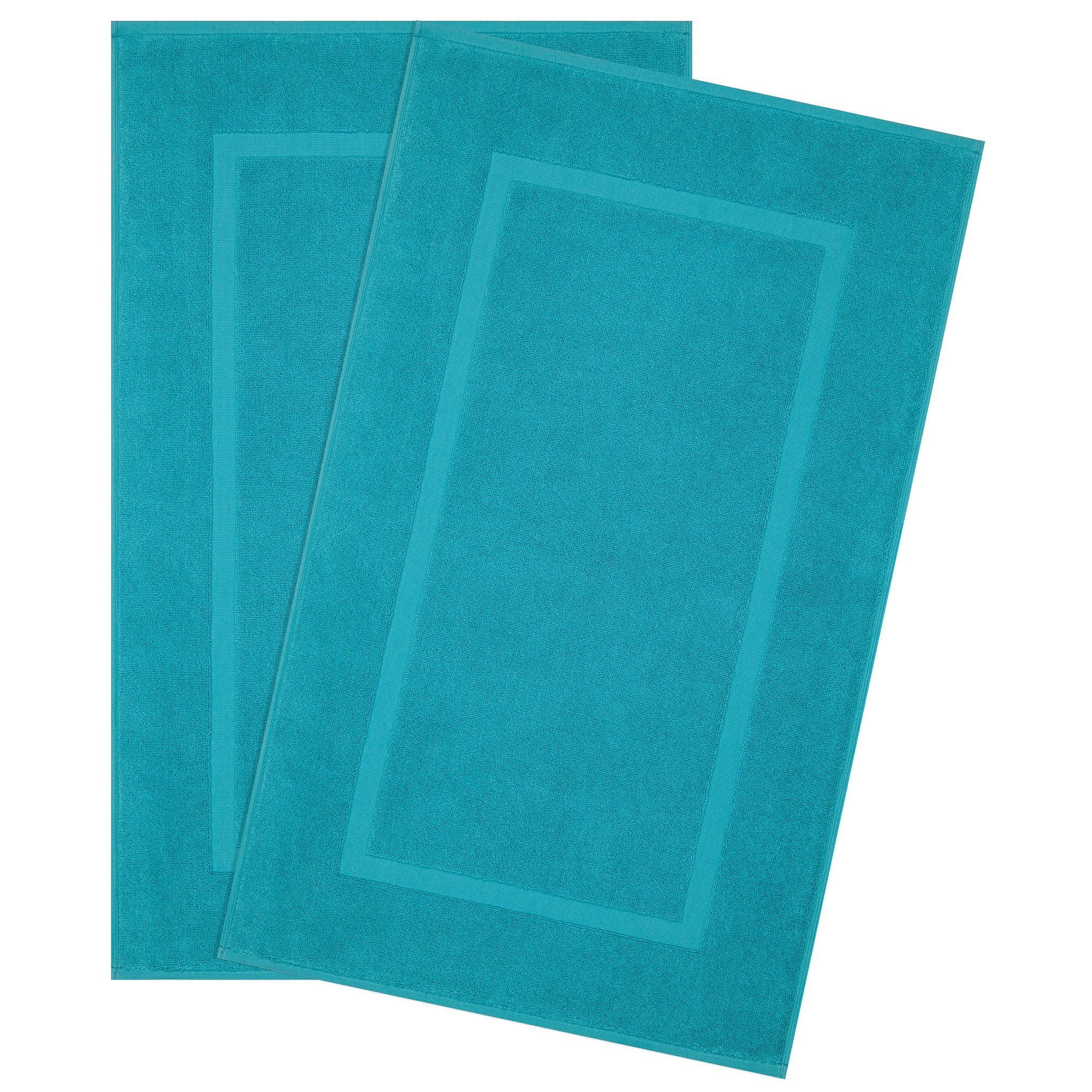 American Soft Linen Bekos 100% Cotton Bath Mat Set, 2 Piece 20x34 inches Wholesale Bath Rugs for Bathroom
