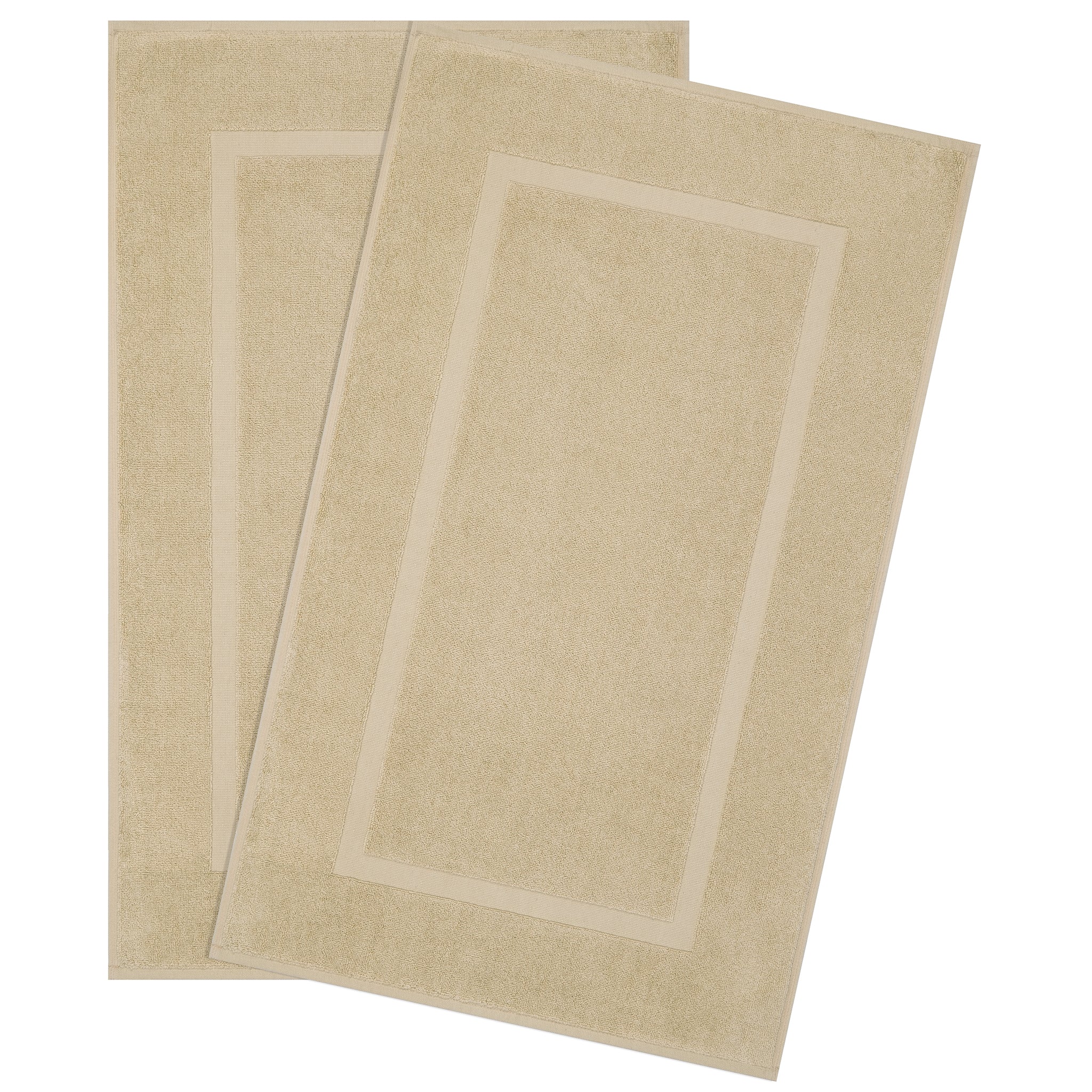 American Soft Linen Bekos 100% Cotton Bath Mat Set, 2 Piece 20x34 inches Wholesale Bath Rugs for Bathroom