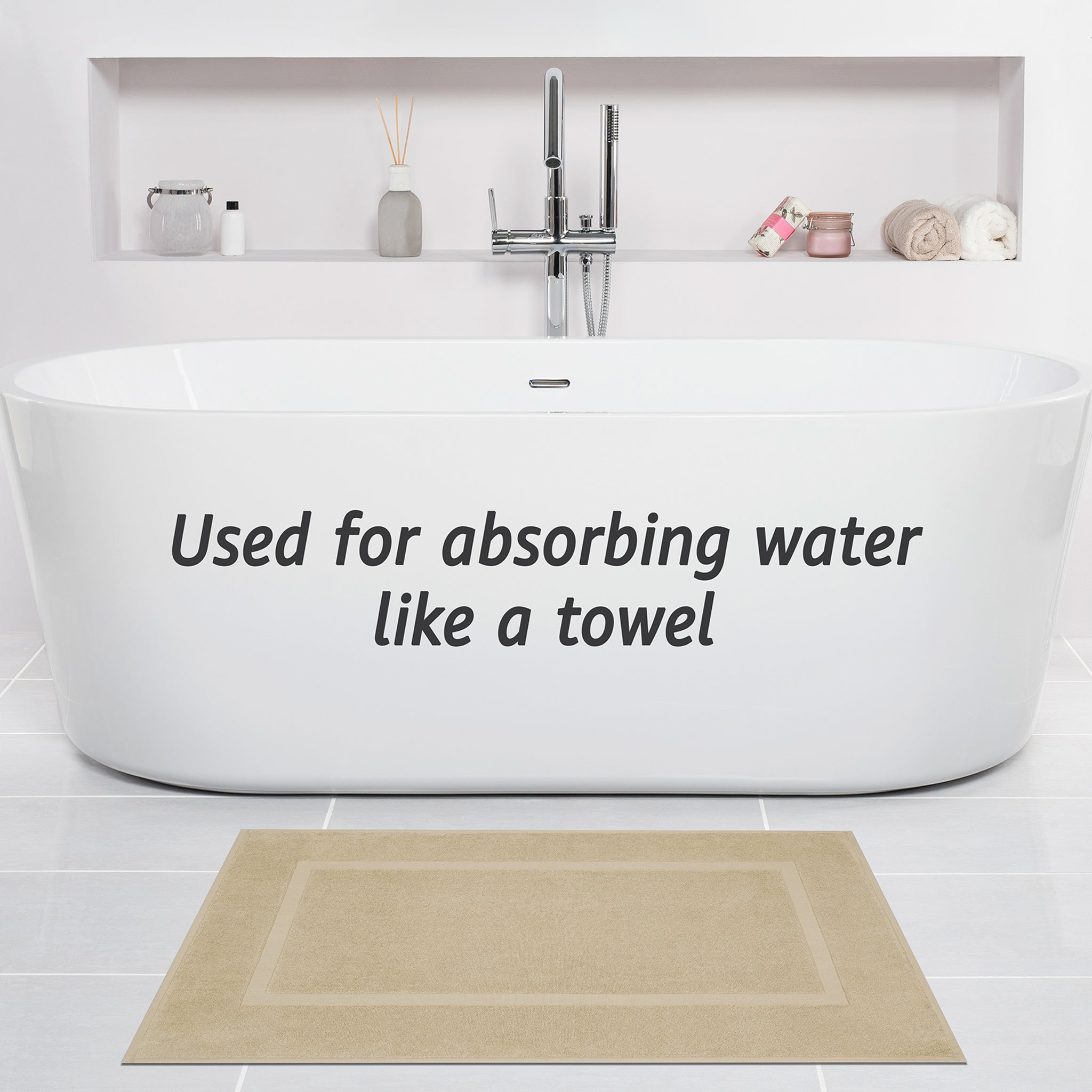 American Soft Linen Bekos 100% Cotton Bath Mat Set, 2 Piece 20x34 inches Wholesale Bath Rugs for Bathroom