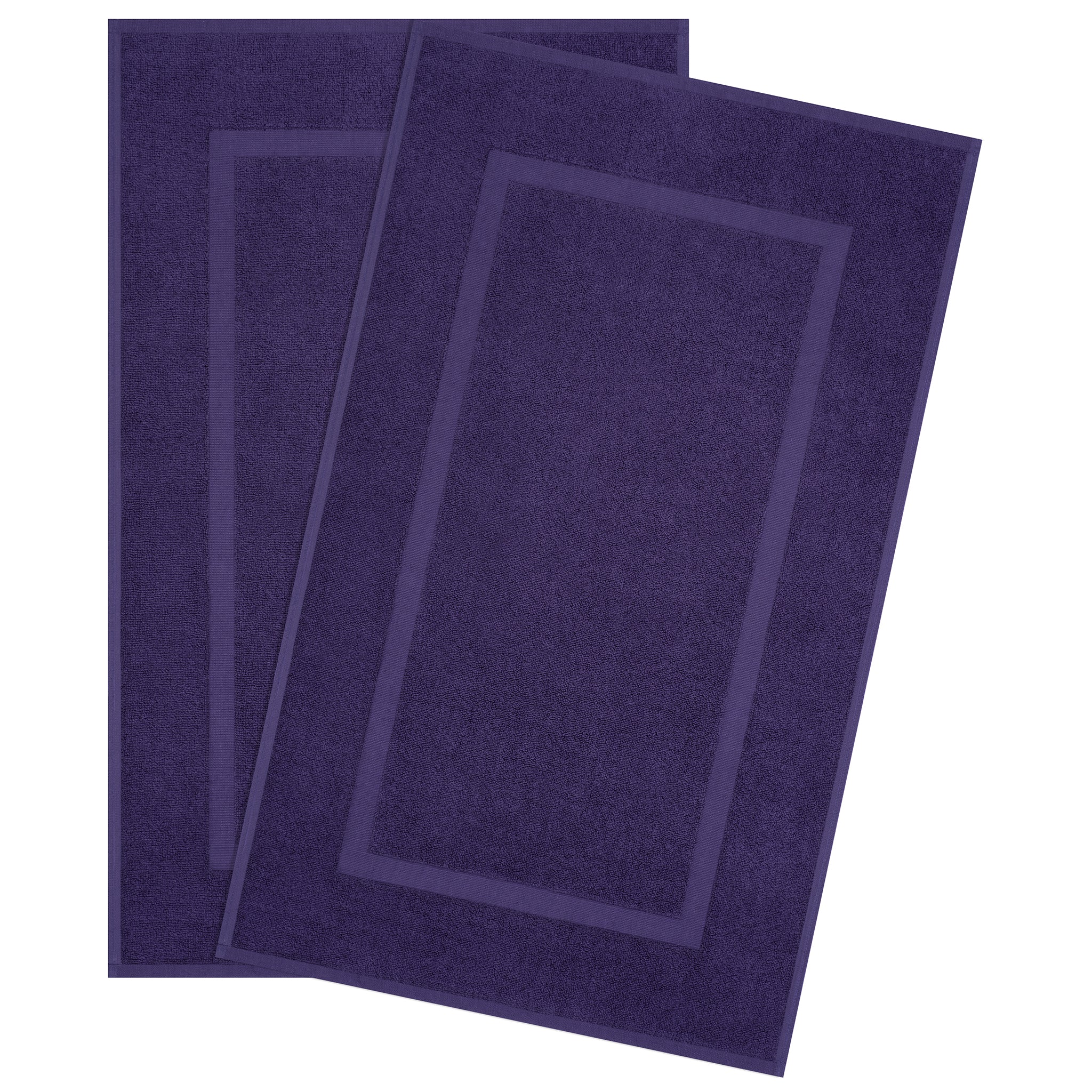 American Soft Linen Bekos 100% Cotton Bath Mat Set, 2 Piece 20x34 inches Wholesale Bath Rugs for Bathroom