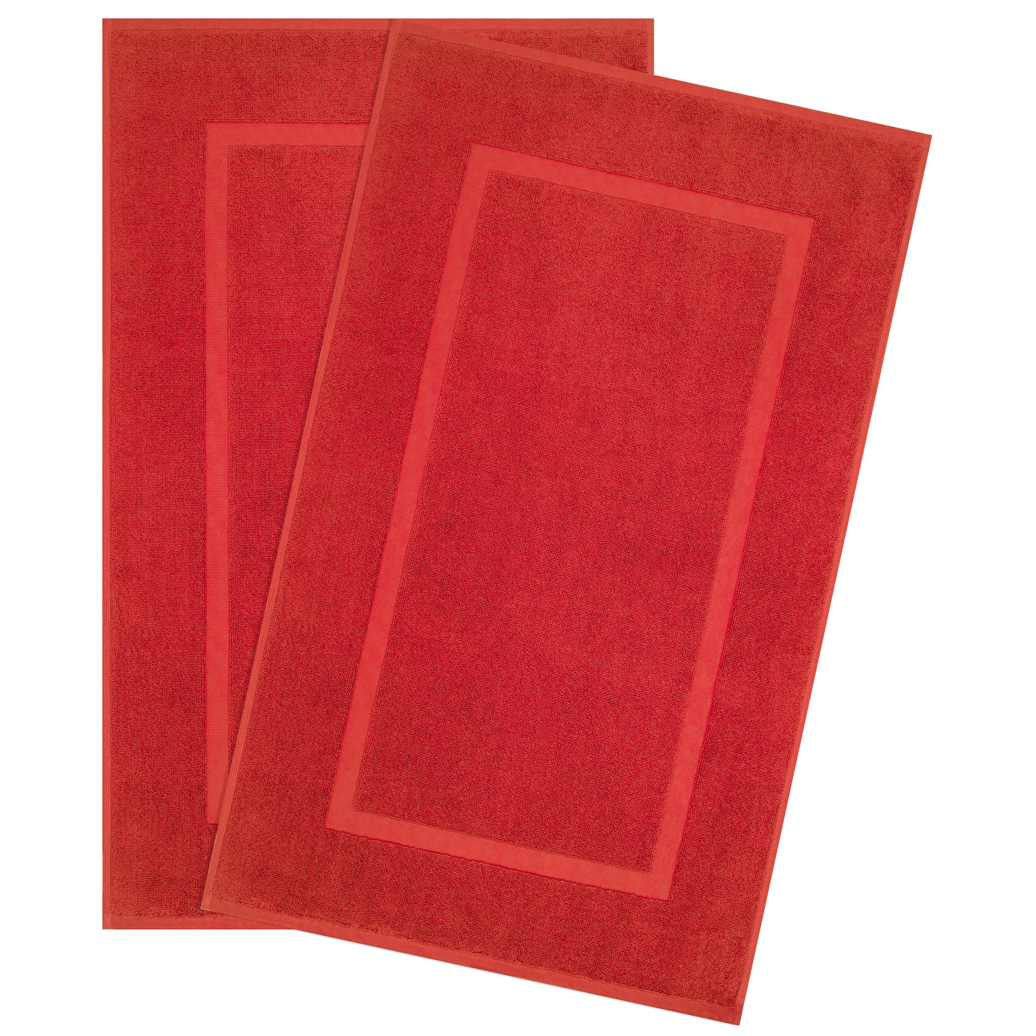 American Soft Linen Bekos 100% Cotton Bath Mat Set, 2 Piece 20x34 inches Wholesale Bath Rugs for Bathroom