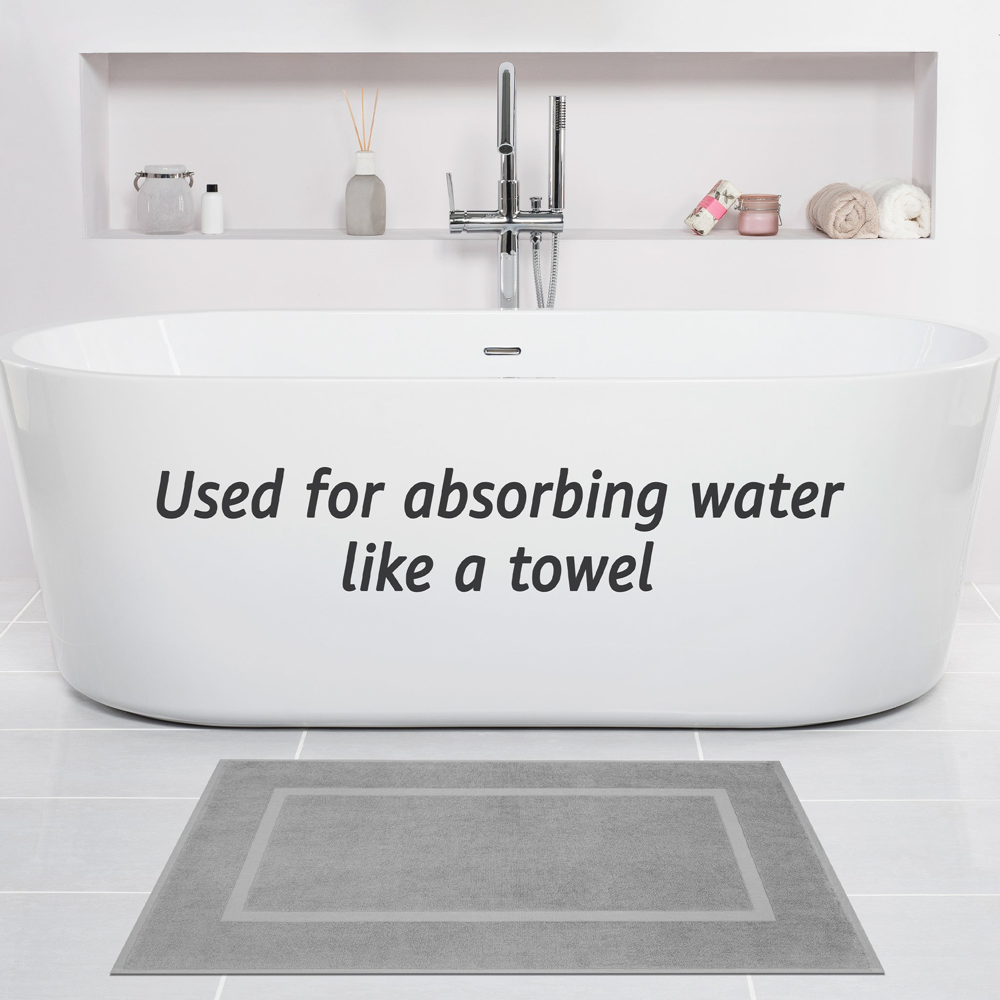 American Soft Linen Bekos 100% Cotton Bath Mat Set, 2 Piece 20x34 inches Wholesale Bath Rugs for Bathroom