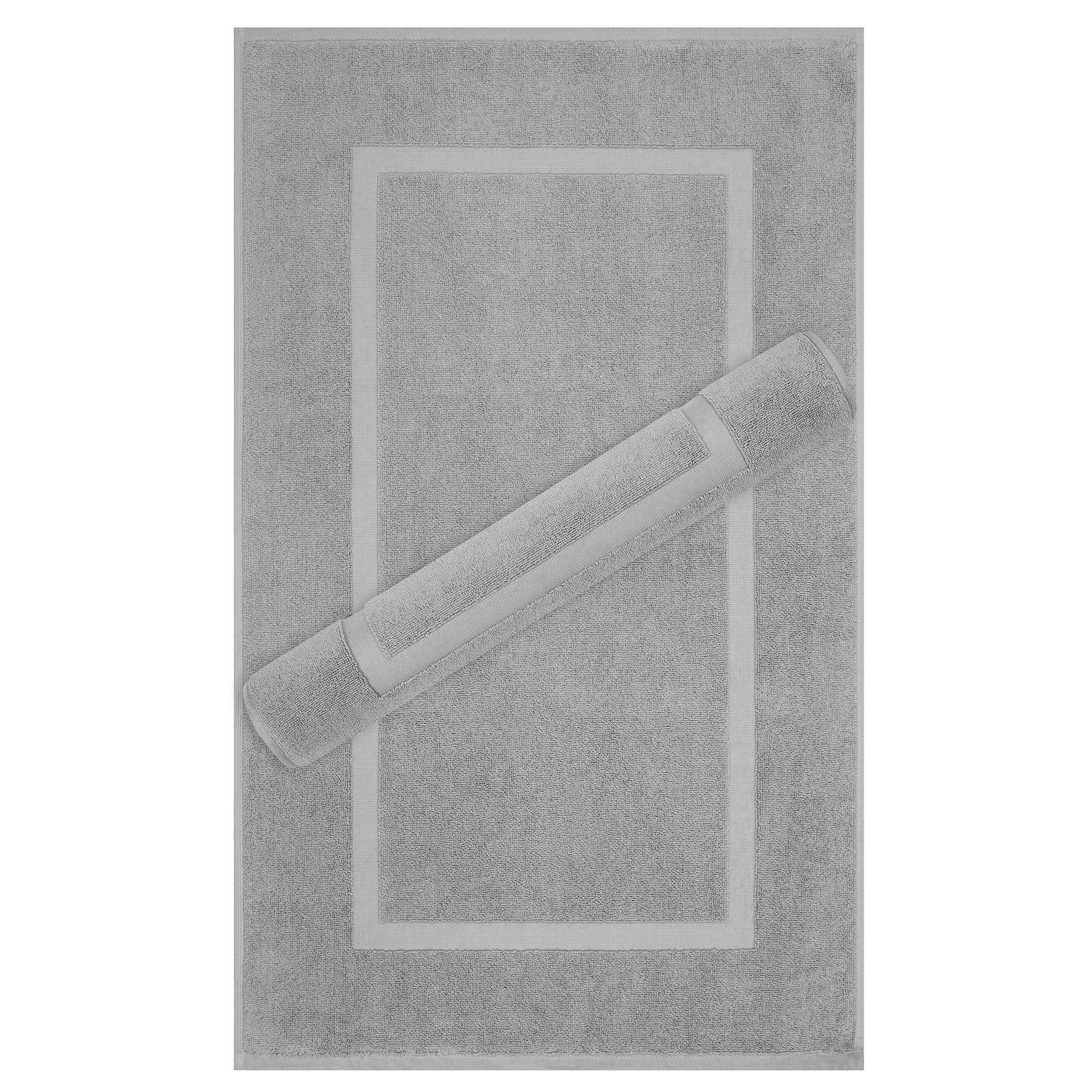 American Soft Linen Bekos 100% Cotton Bath Mat Set, 2 Piece 20x34 inches Wholesale Bath Rugs for Bathroom