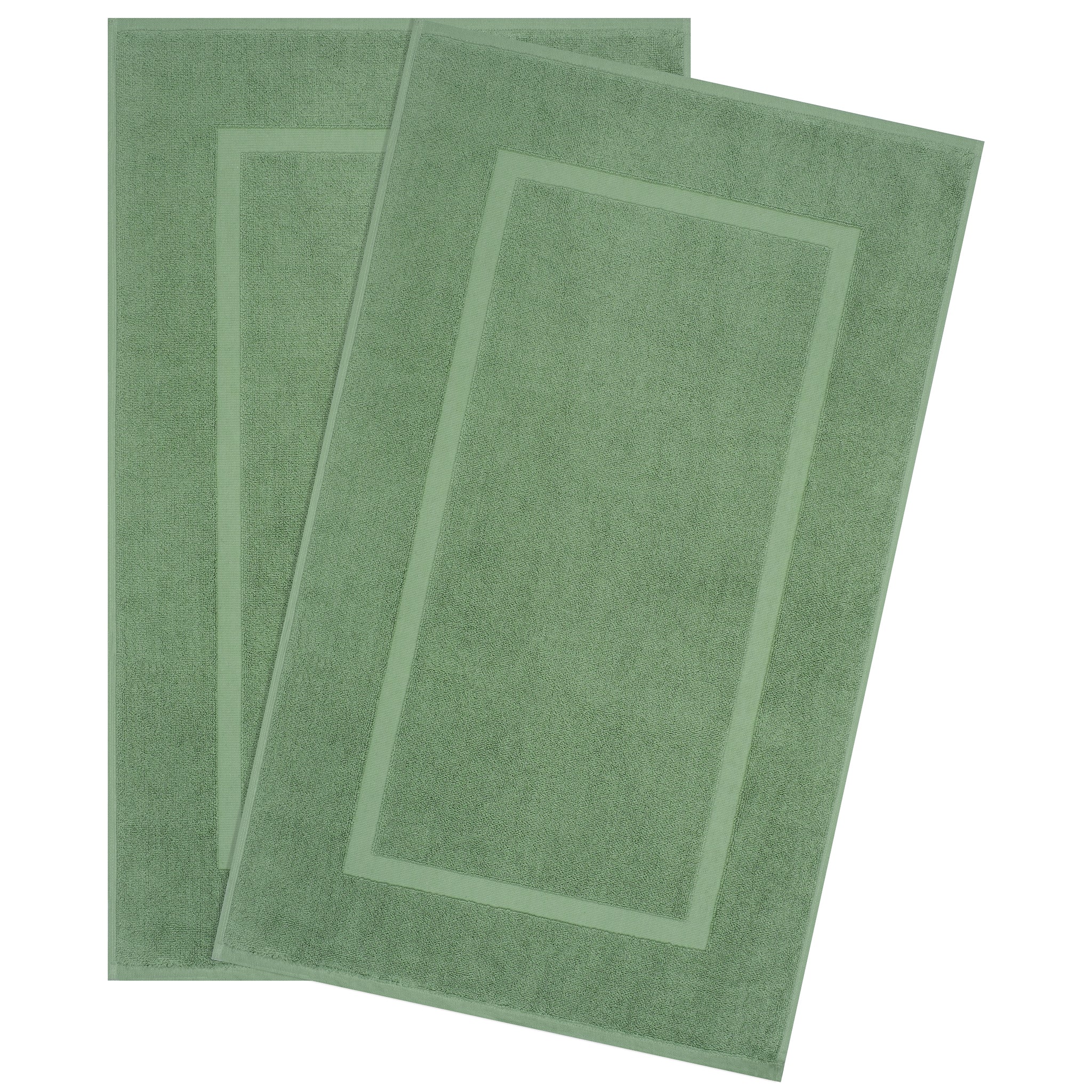 American Soft Linen Bekos 100% Cotton Bath Mat Set, 2 Piece 20x34 inches Wholesale Bath Rugs for Bathroom