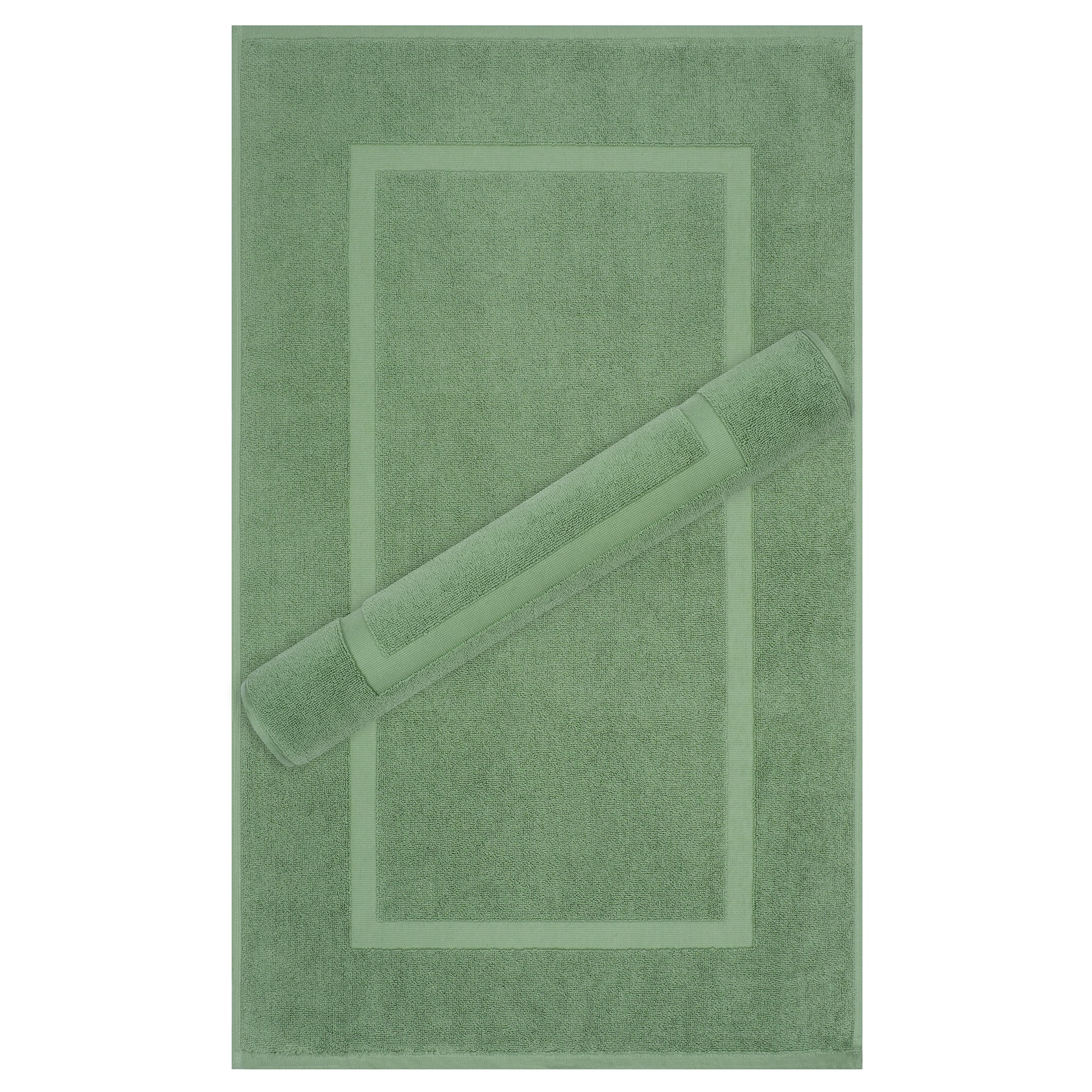American Soft Linen Bekos 100% Cotton Bath Mat Set, 2 Piece 20x34 inches Wholesale Bath Rugs for Bathroom