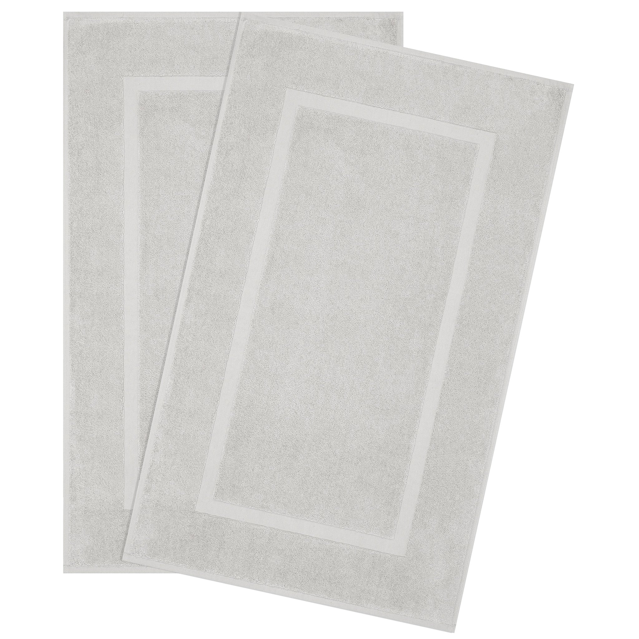 American Soft Linen Bekos 100% Cotton Bath Mat Set, 2 Piece 20x34 inches Wholesale Bath Rugs for Bathroom