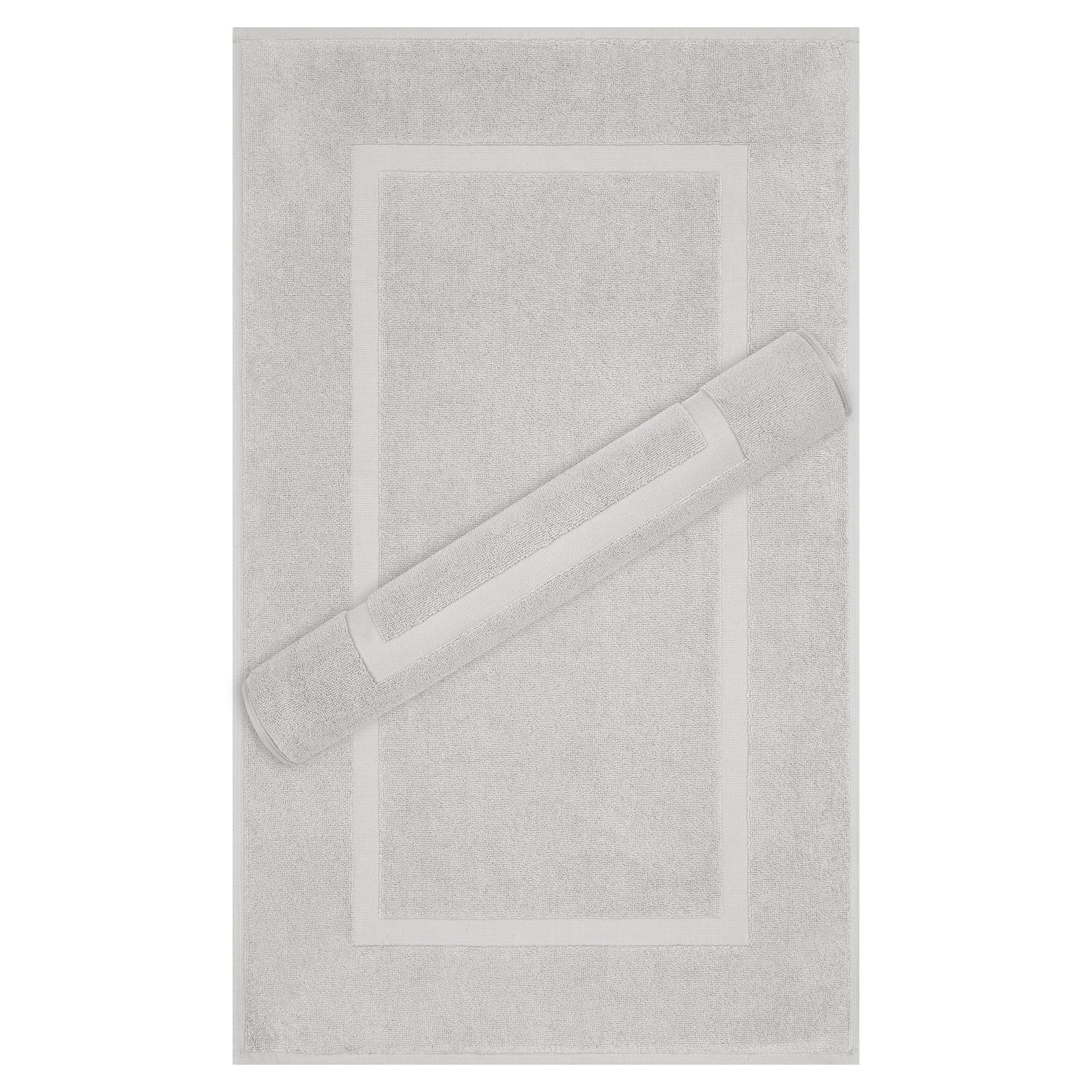 American Soft Linen Bekos 100% Cotton Bath Mat Set, 2 Piece 20x34 inches Wholesale Bath Rugs for Bathroom