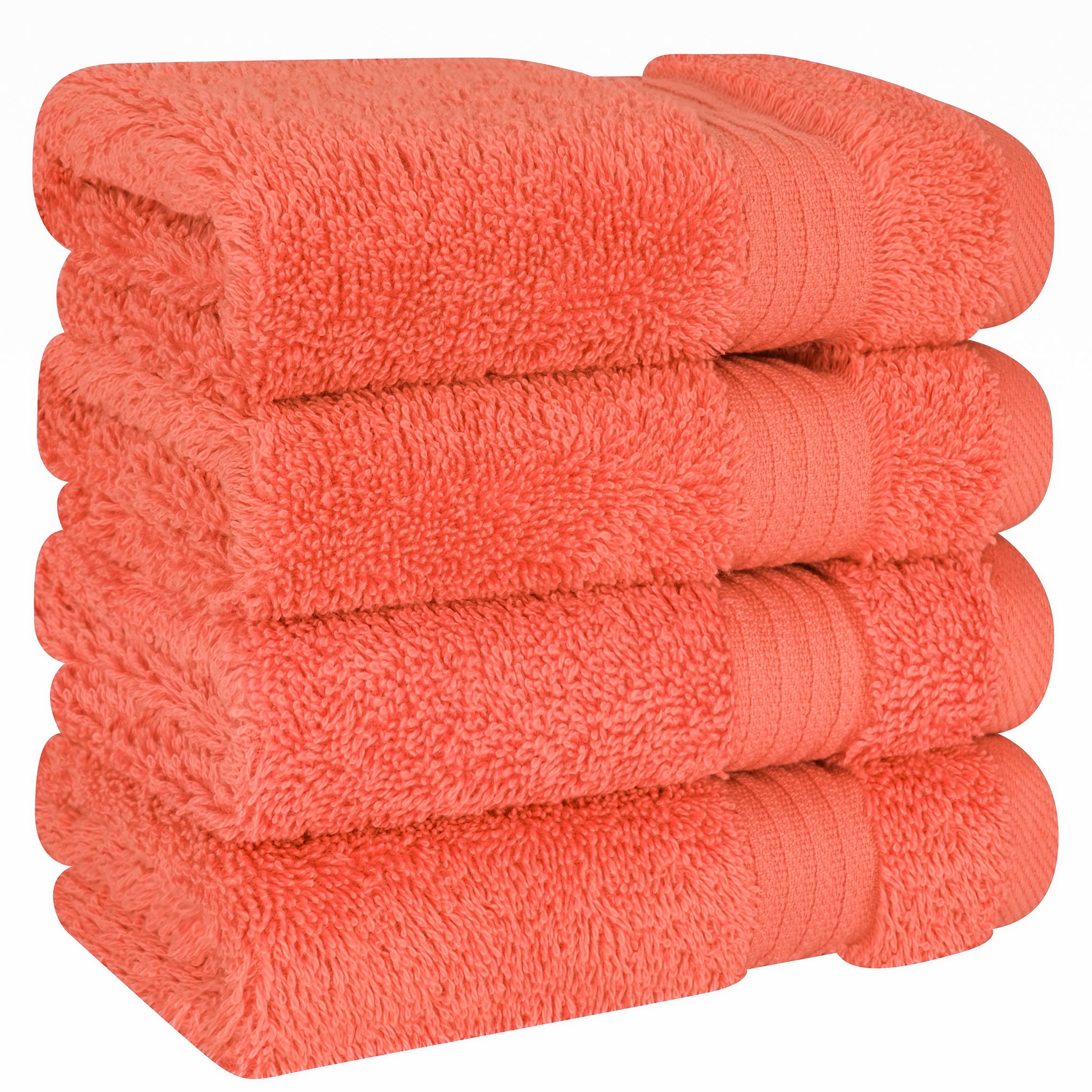 American Soft Linen Bekos 100% Cotton Turkish 4-Piece Washcloth Towel Sets, Wholesale Luxury Towels