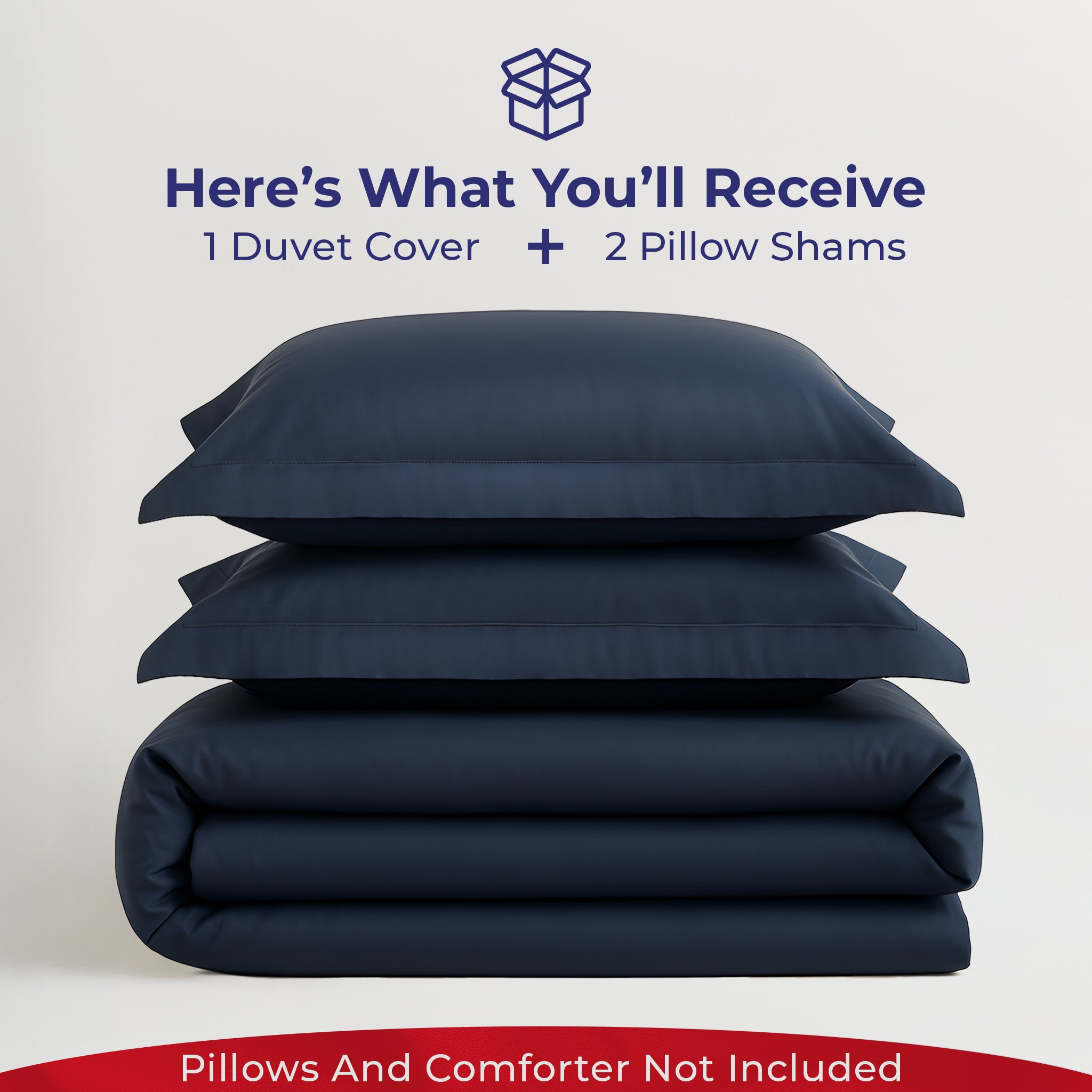 American Soft Linen Luxury 100% Cotton Sateen Weave Duvet Cover Set, 1 Duvet Cover and 2 Pillow Shams, Machine Washable 3 Piece Bedding Sets