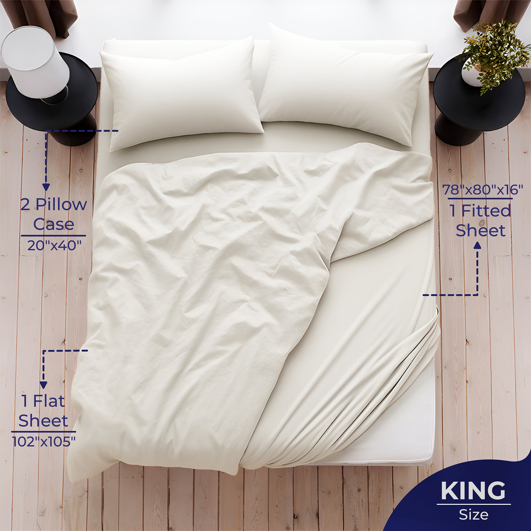 American Soft Linen Luxury 100% Cotton Sateen Weave Sheets Set - Wholesale Bed Sheet Sets