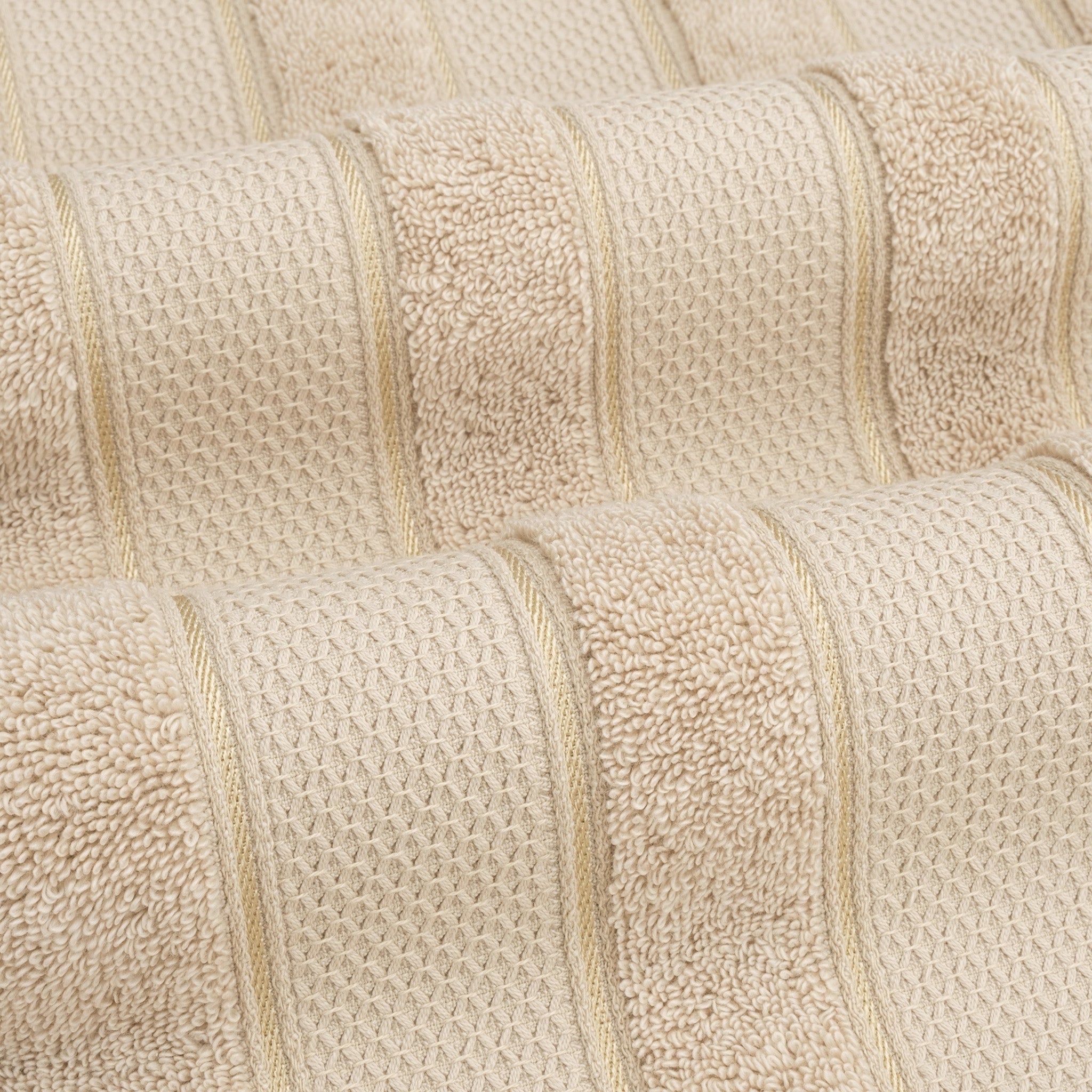 American Soft Linen Salem 4-Pack Hand Towel Sets, 100% Cotton Luxury Turkish Towels, Super Soft, Absorbent, Premium Wholesale Hand Towels - Sand Taupe Beige 3
