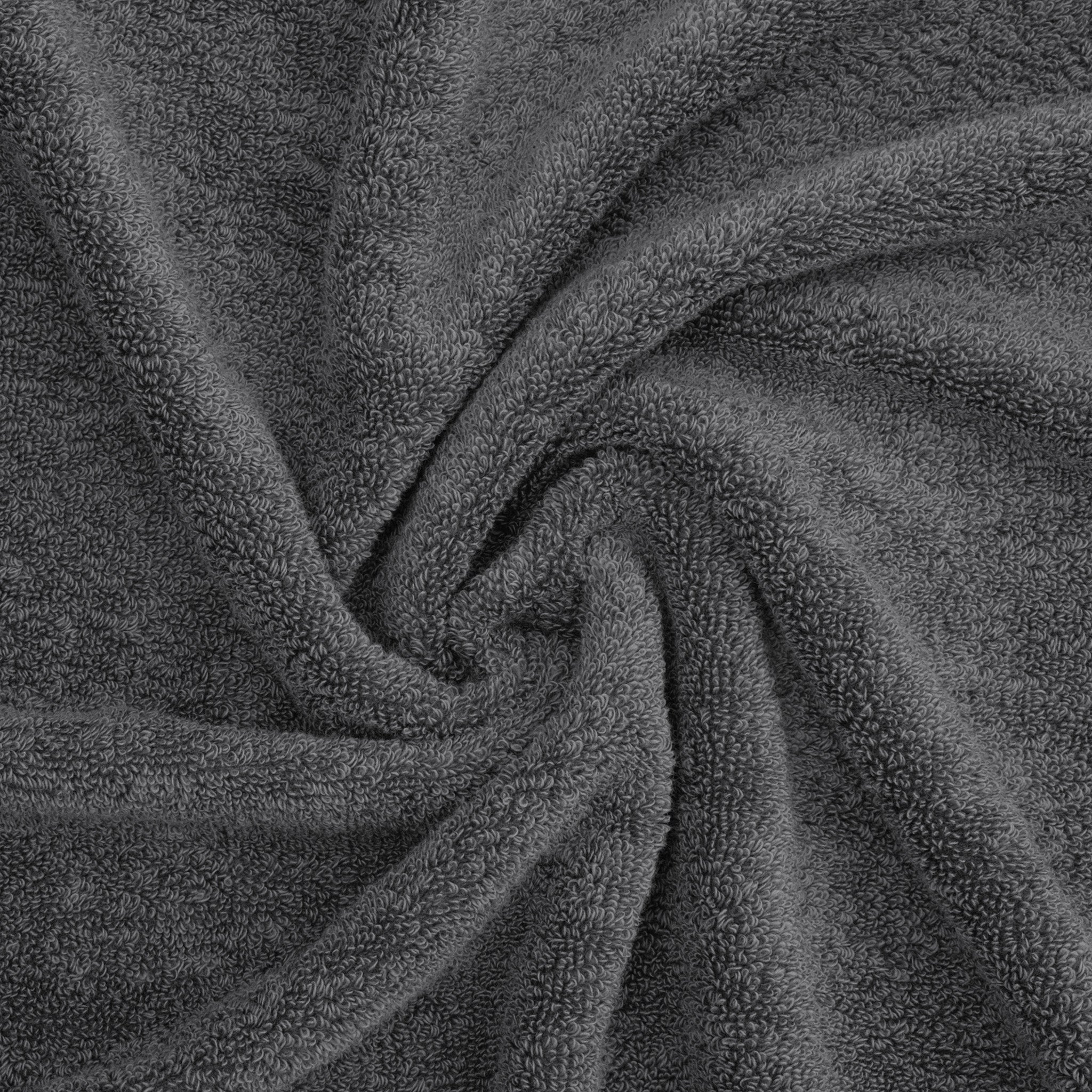 American Soft Linen Salem 4-Pack Hand Towel Sets, 100% Cotton Luxury Turkish Towels, Super Soft, Absorbent, Premium Wholesale Hand Towels - Gray 7