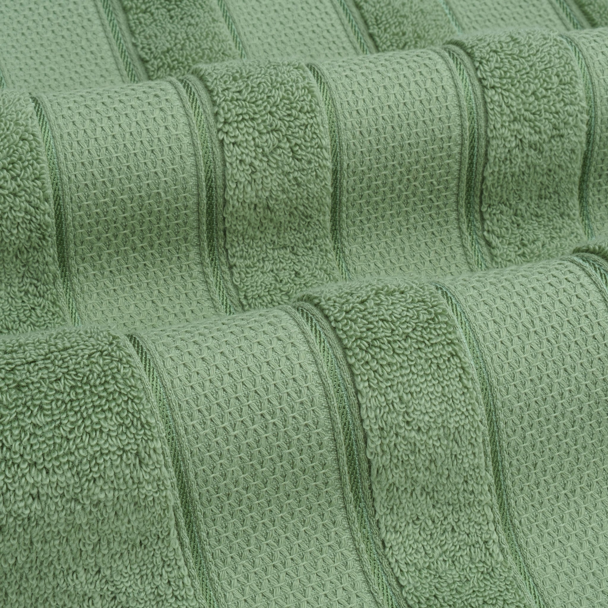 American Soft Linen Salem 4-Pack Hand Towel Sets, 100% Cotton Luxury Turkish Towels, Super Soft, Absorbent, Premium Wholesale Hand Towels - Sage Green 3
