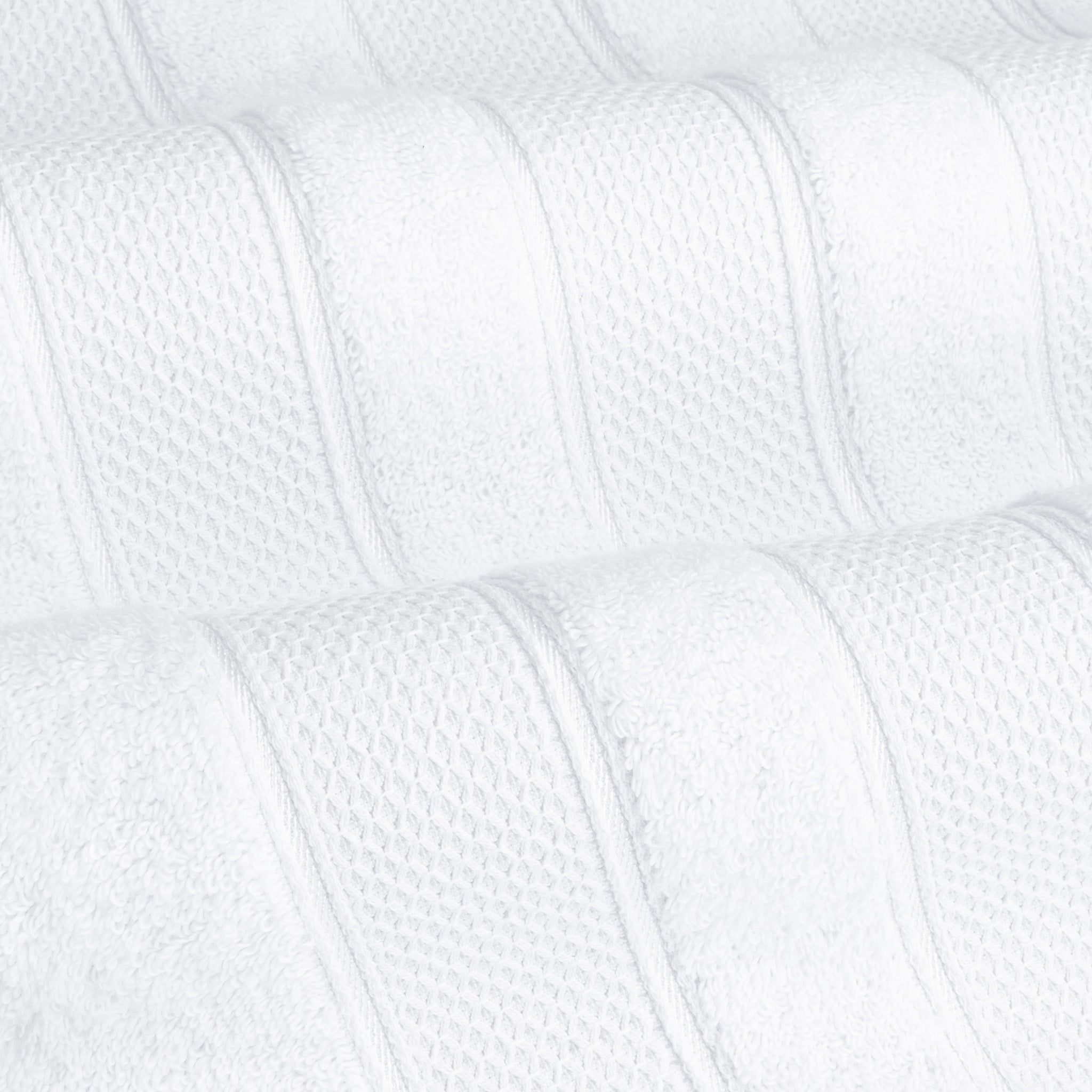 American Soft Linen Salem 4-Pack Hand Towel Sets, 100% Cotton Luxury Turkish Towels, Super Soft, Absorbent, Premium Wholesale Hand Towels - White 3