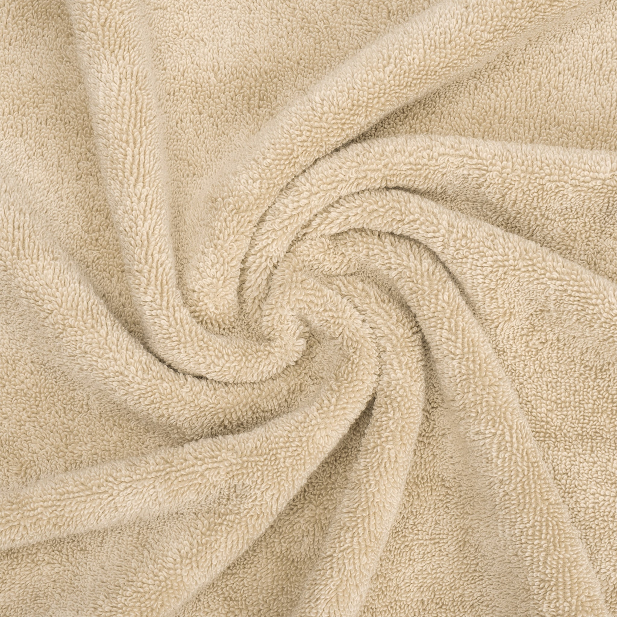 American Soft Linen Salem Collection 6 Piece 100% Cotton Luxury Bath Towel Set Beige-8