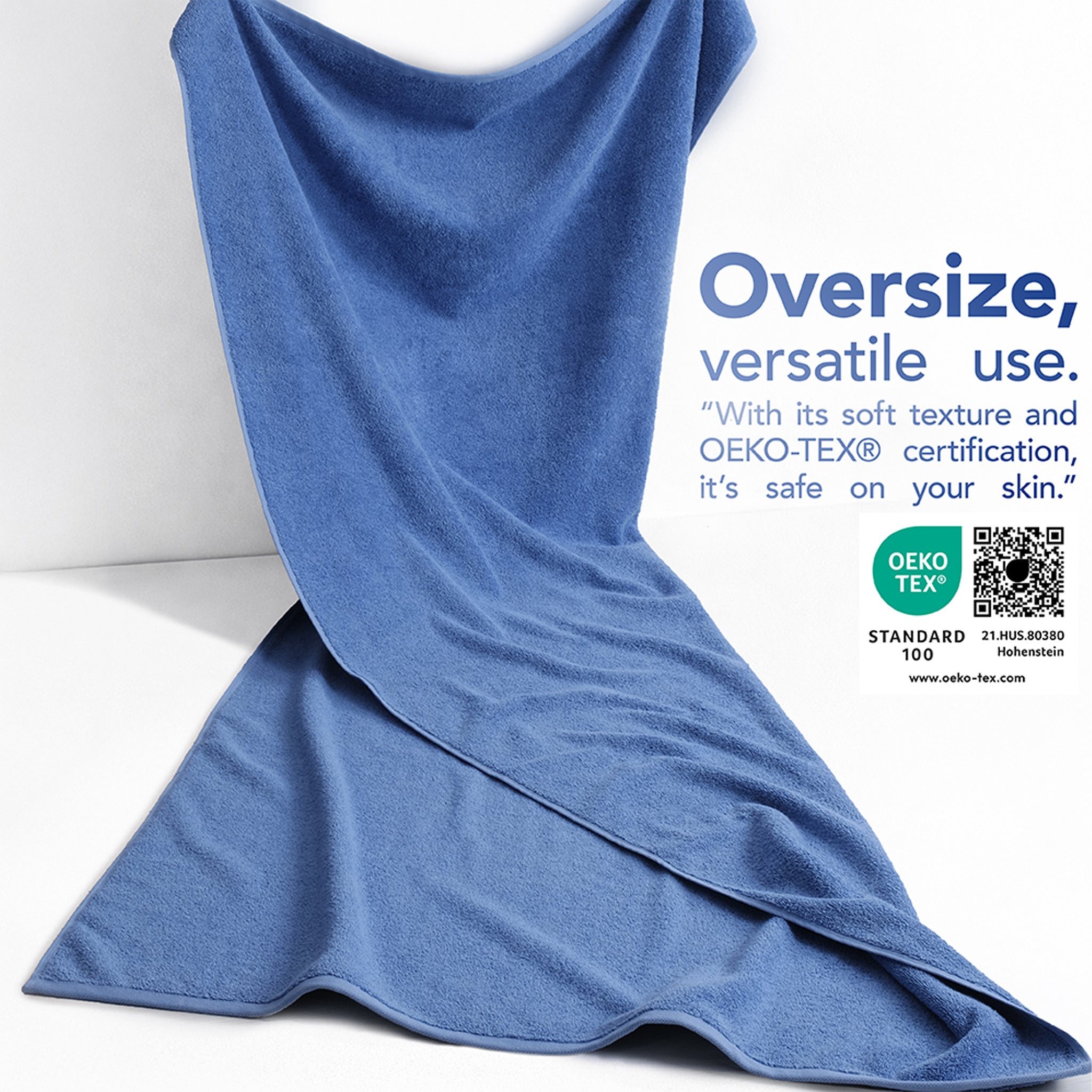 40x80 Oversized Bath Sheets – 12 Pack | Premium 600 GSM Cotton