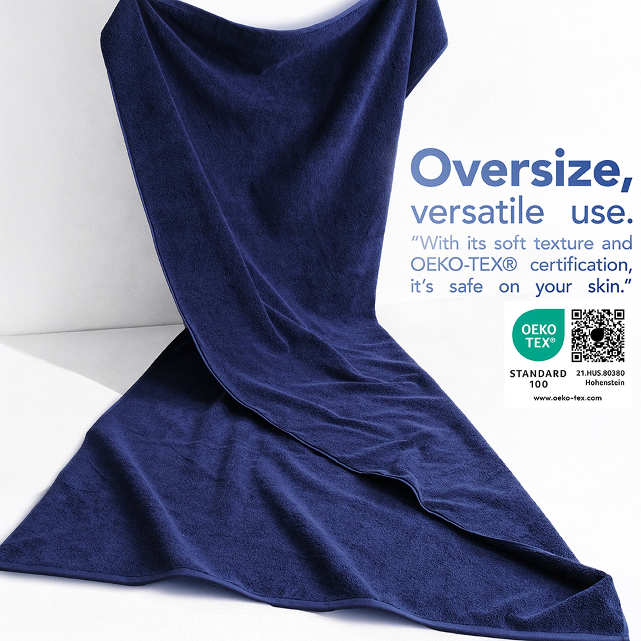 40x80 Oversized Bath Sheets – 12 Pack | Premium 600 GSM Cotton