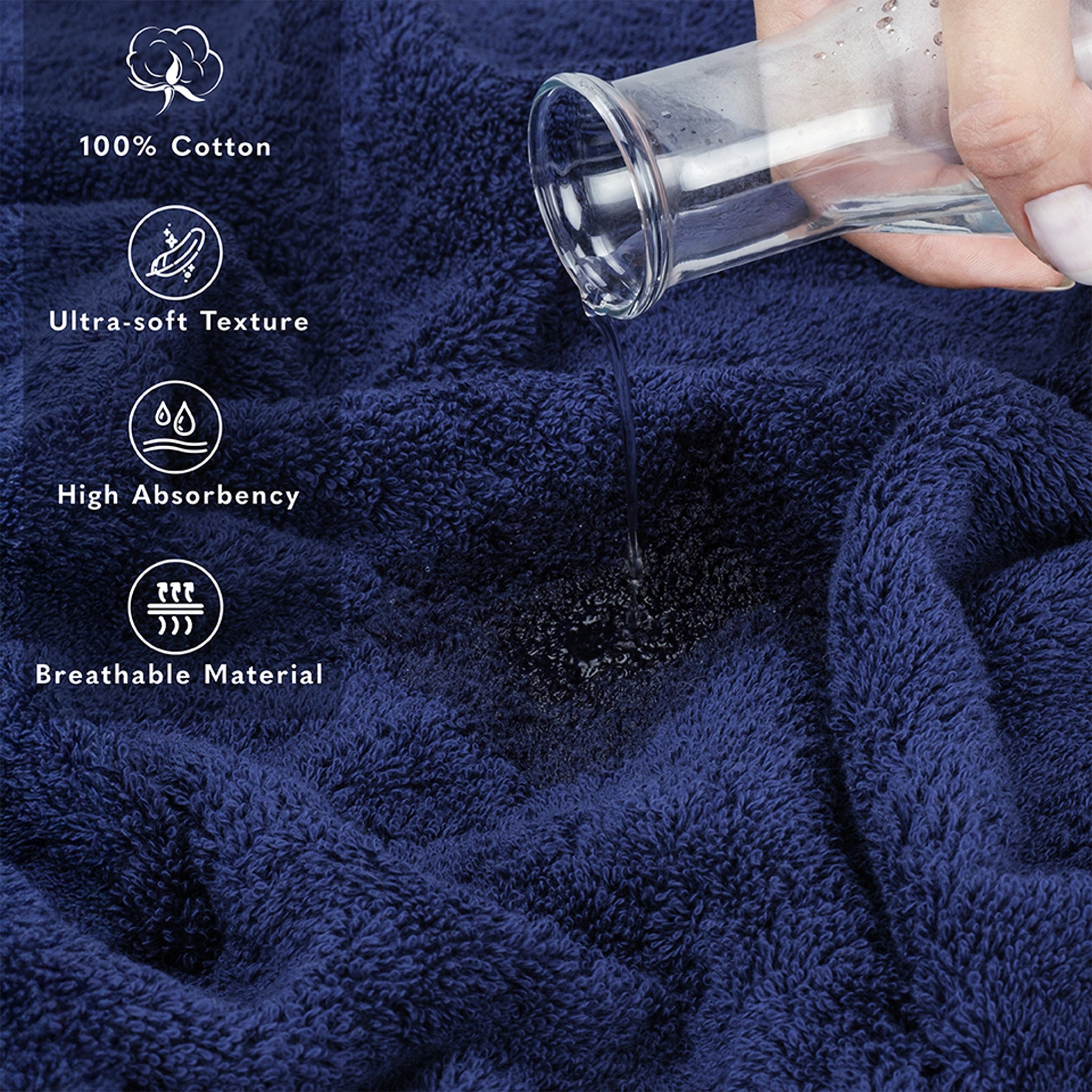 40x80 Oversized Bath Sheets – 12 Pack | Premium 600 GSM Cotton