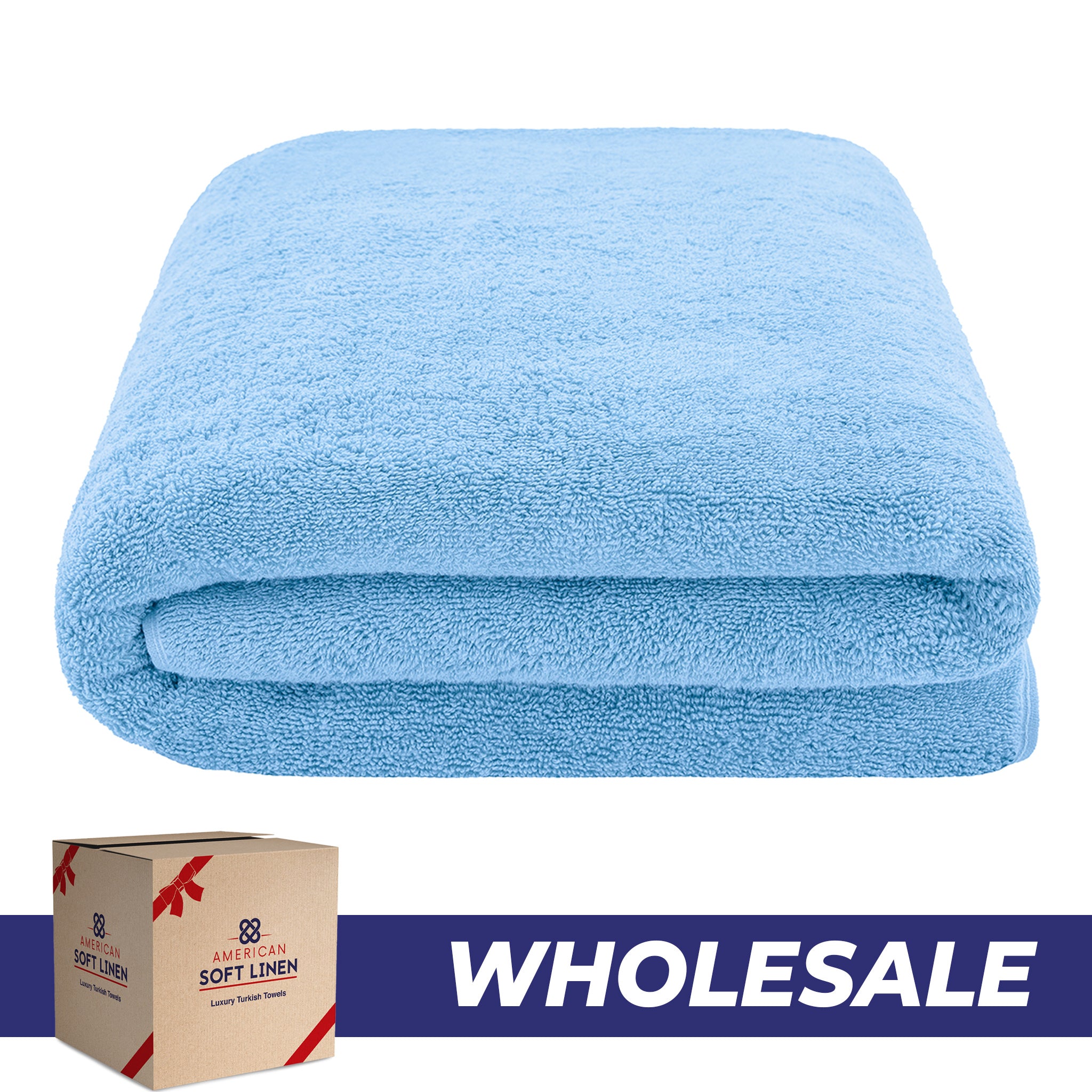 40x80 Oversized Bath Sheets – 12 Pack | Premium 600 GSM Cotton