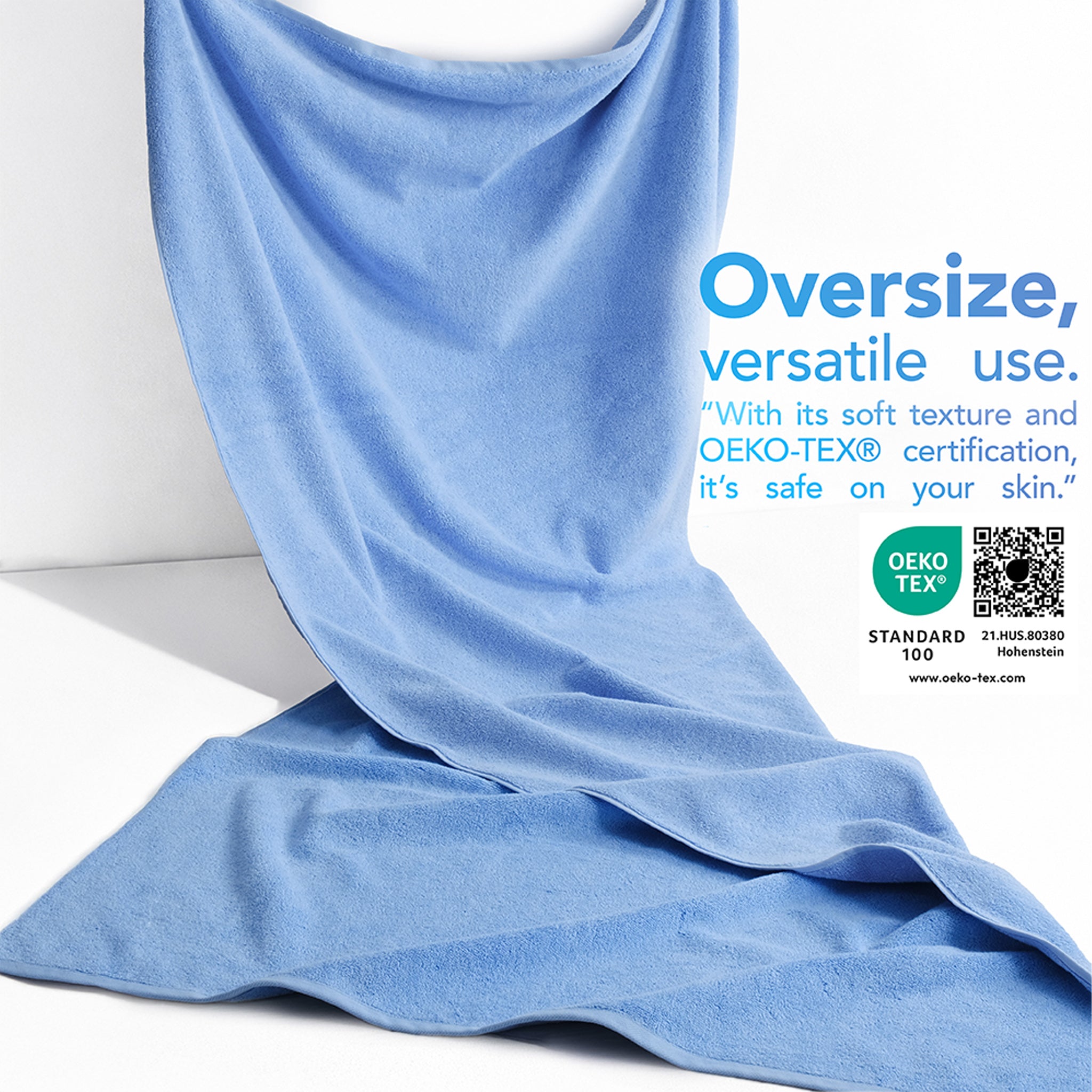 40x80 Oversized Bath Sheets – 12 Pack | Premium 600 GSM Cotton