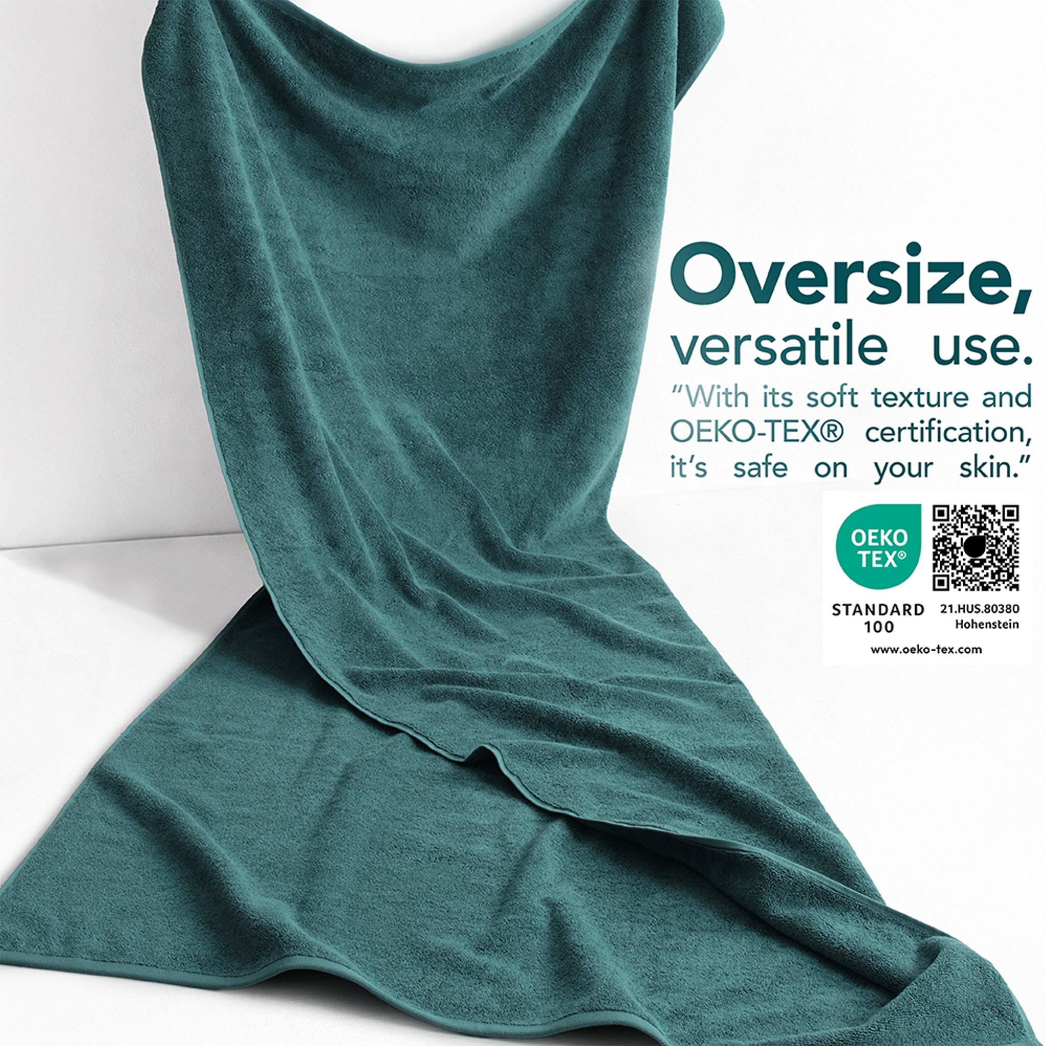 40x80 Oversized Bath Sheets – 12 Pack | Premium 600 GSM Cotton