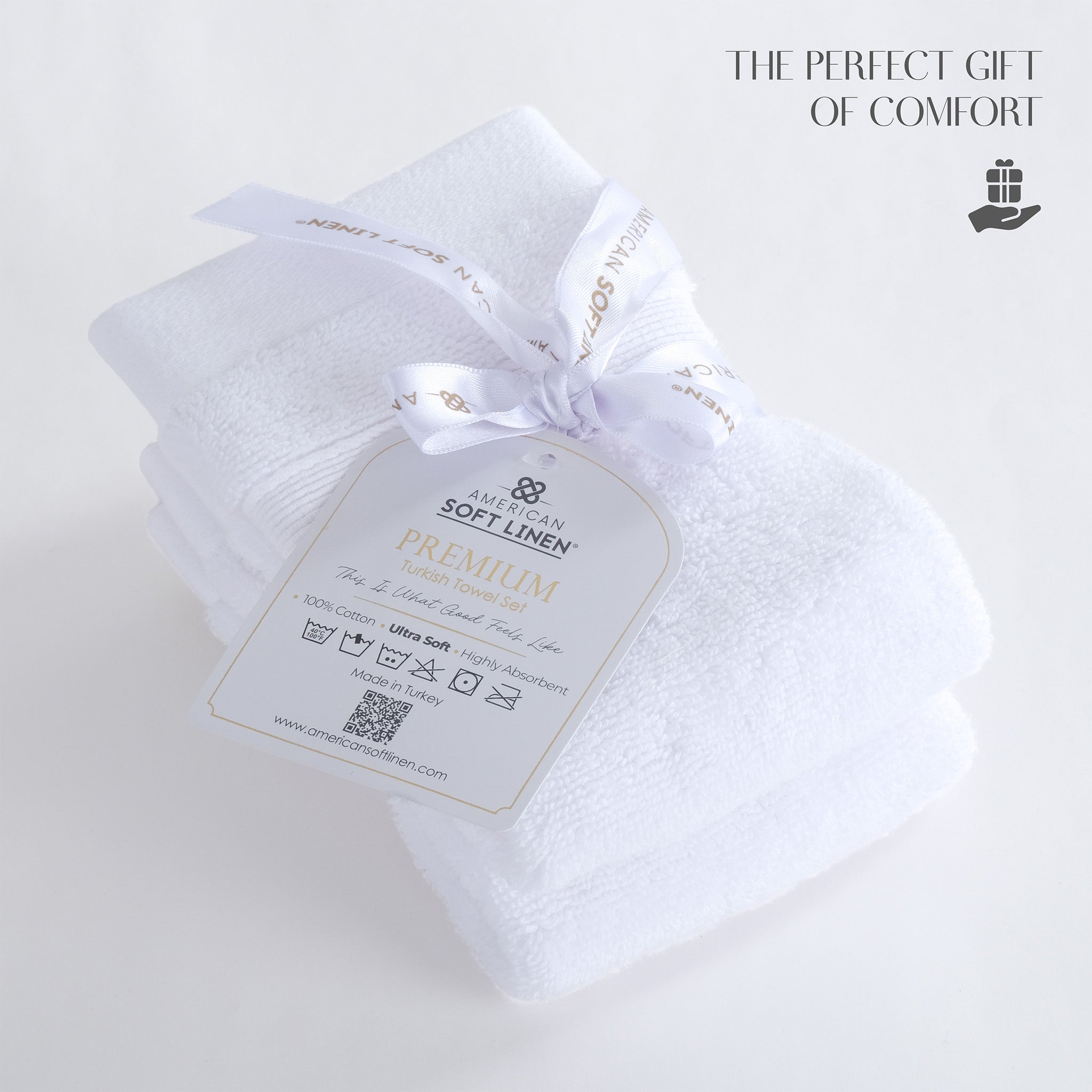 SIENA 4-Piece Turkish Cotton Luxury Washcloths Set – 700 GSM
