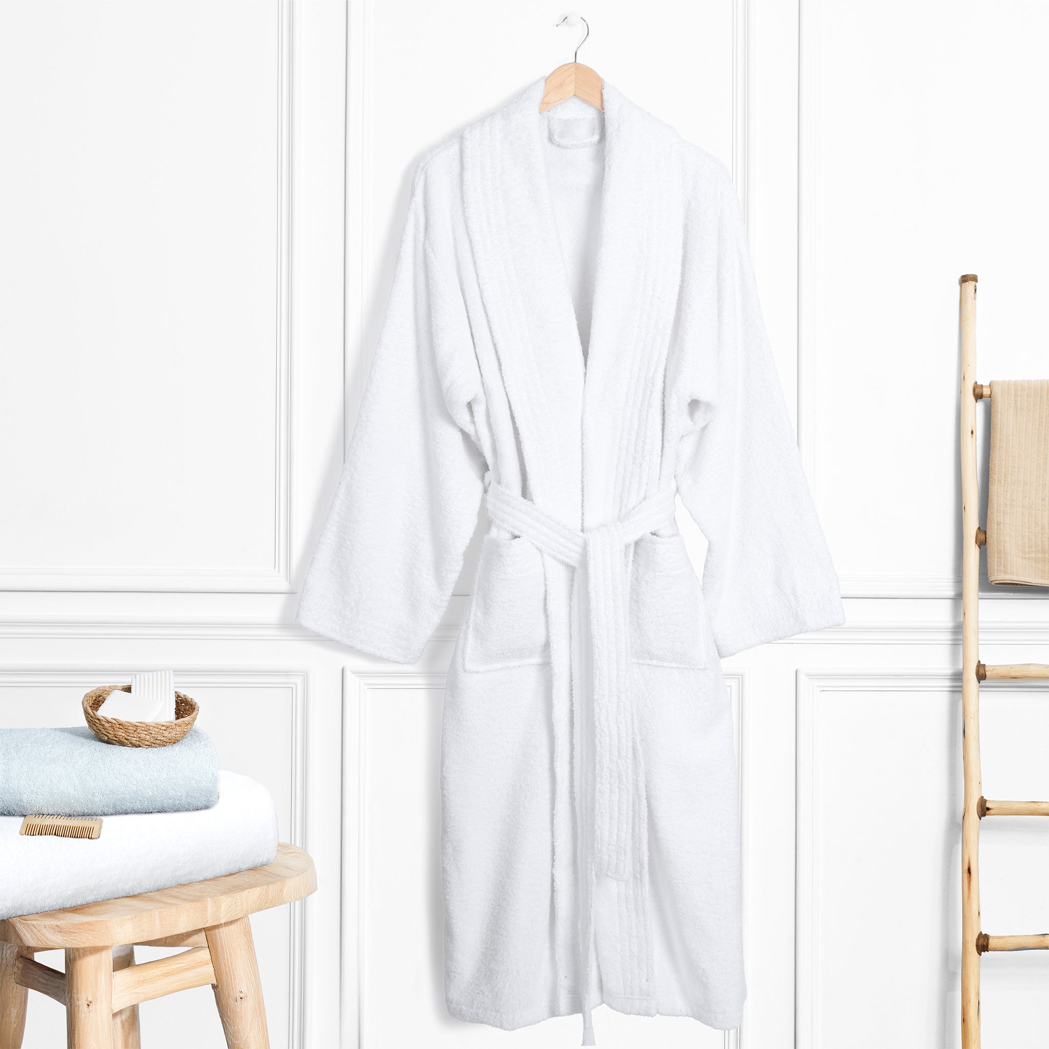 American Soft Linen Luxury Men’s 100% Cotton Turkish Bathrobe – Quick Dry, Soft, Absorbent & Lightweight