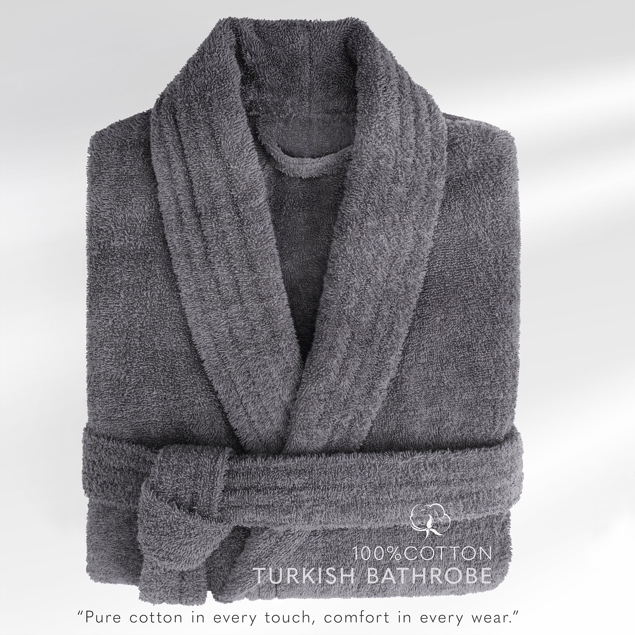 American Soft Linen Luxury Men’s 100% Cotton Turkish Bathrobe – Quick Dry, Soft, Absorbent & Lightweight