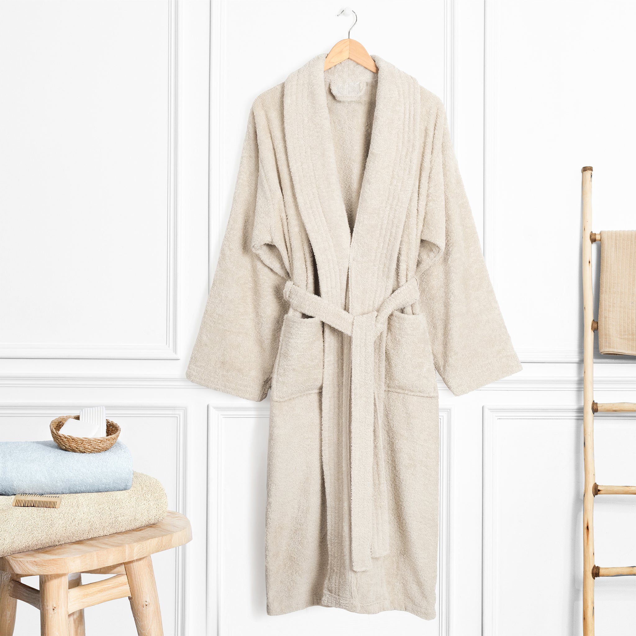 American Soft Linen Luxury Men’s 100% Cotton Turkish Bathrobe – Quick Dry, Soft, Absorbent & Lightweight