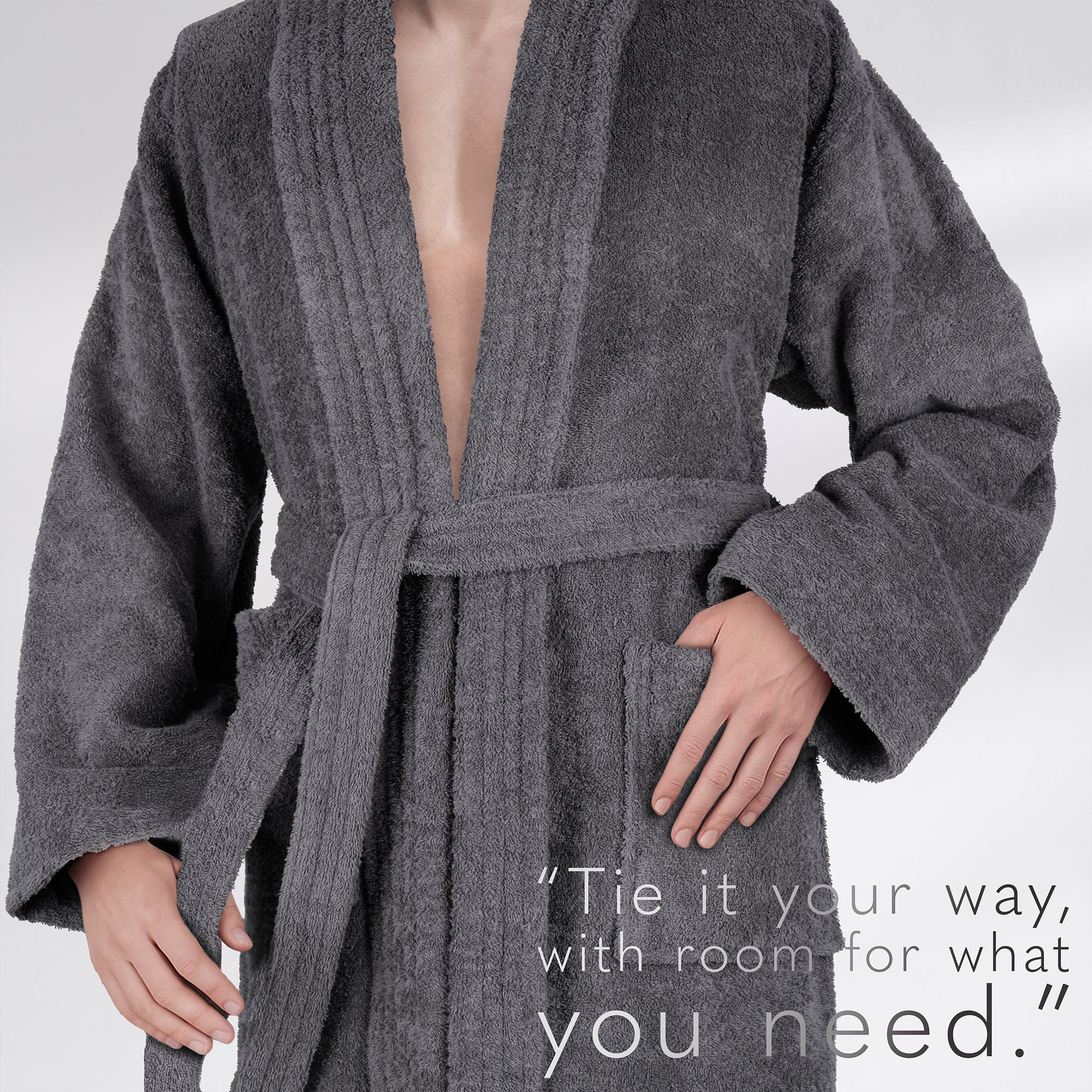 American Soft Linen Luxury Men’s 100% Cotton Turkish Bathrobe – Quick Dry, Soft, Absorbent & Lightweight