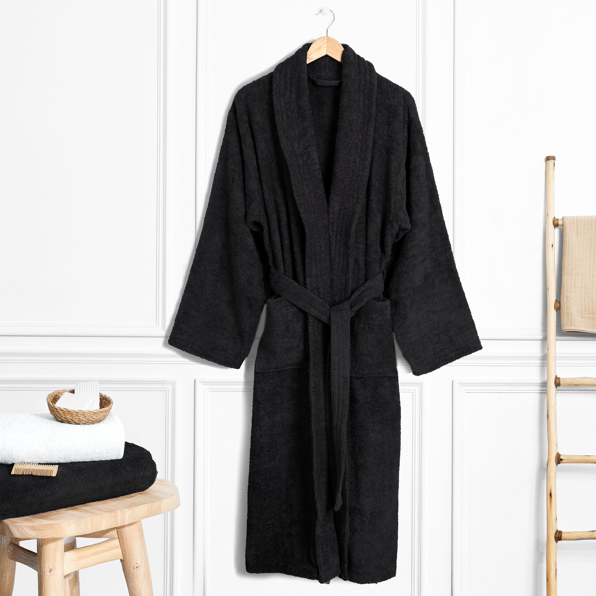 American Soft Linen Luxury Men’s 100% Cotton Turkish Bathrobe – Quick Dry, Soft, Absorbent & Lightweight
